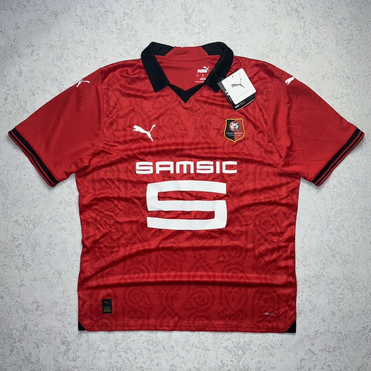 Puma Puma Stade Rennais 2023/24 Home Soccer Jersey Size L Size US L / EU 52-54 / 3 - 1 Thumbnail