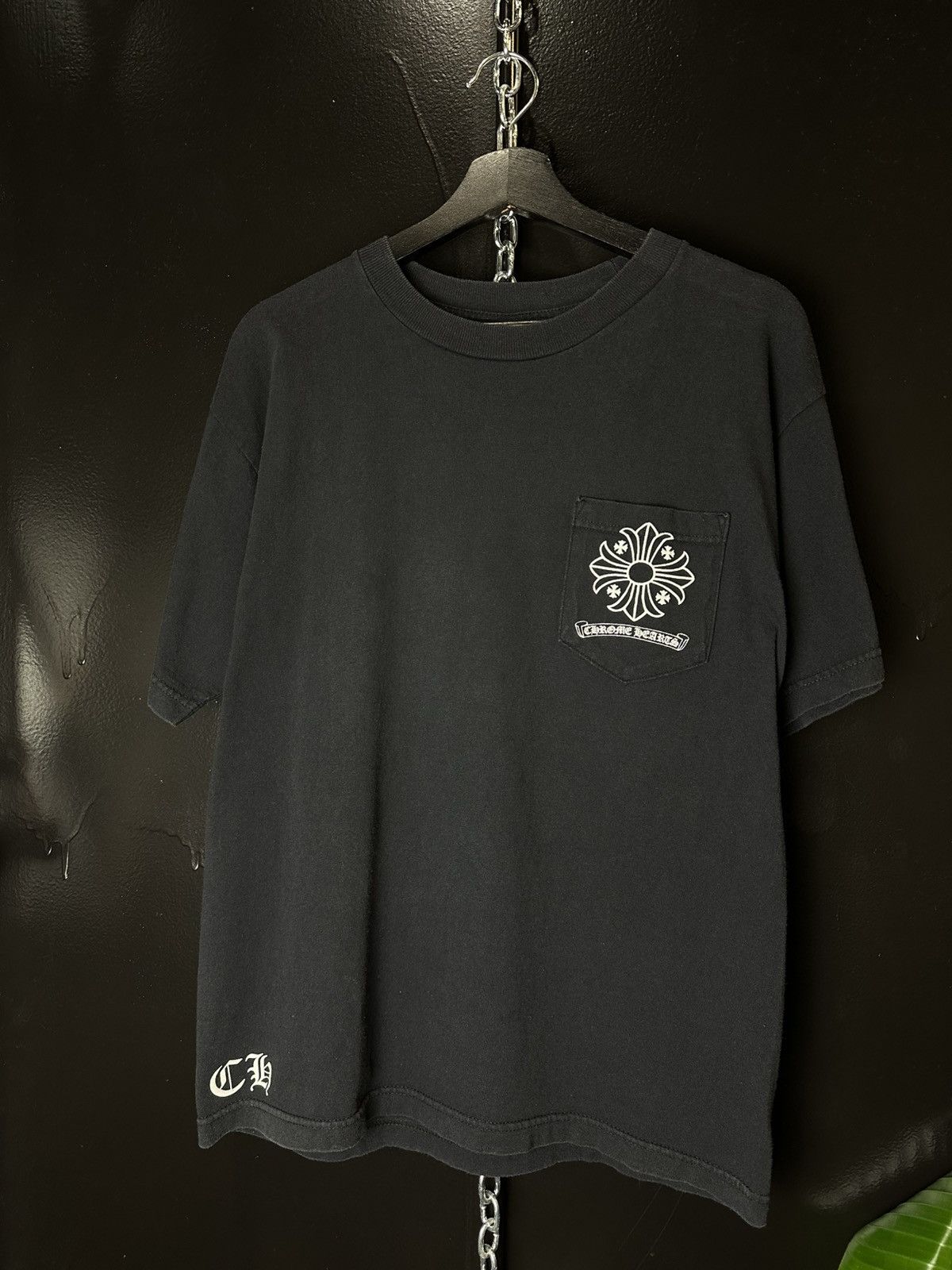 Chrome Hearts Vintage Chrome Hearts Cross Stamp Pocket Tee Size US M / EU 48-50 / 2 - 2 Thumbnail
