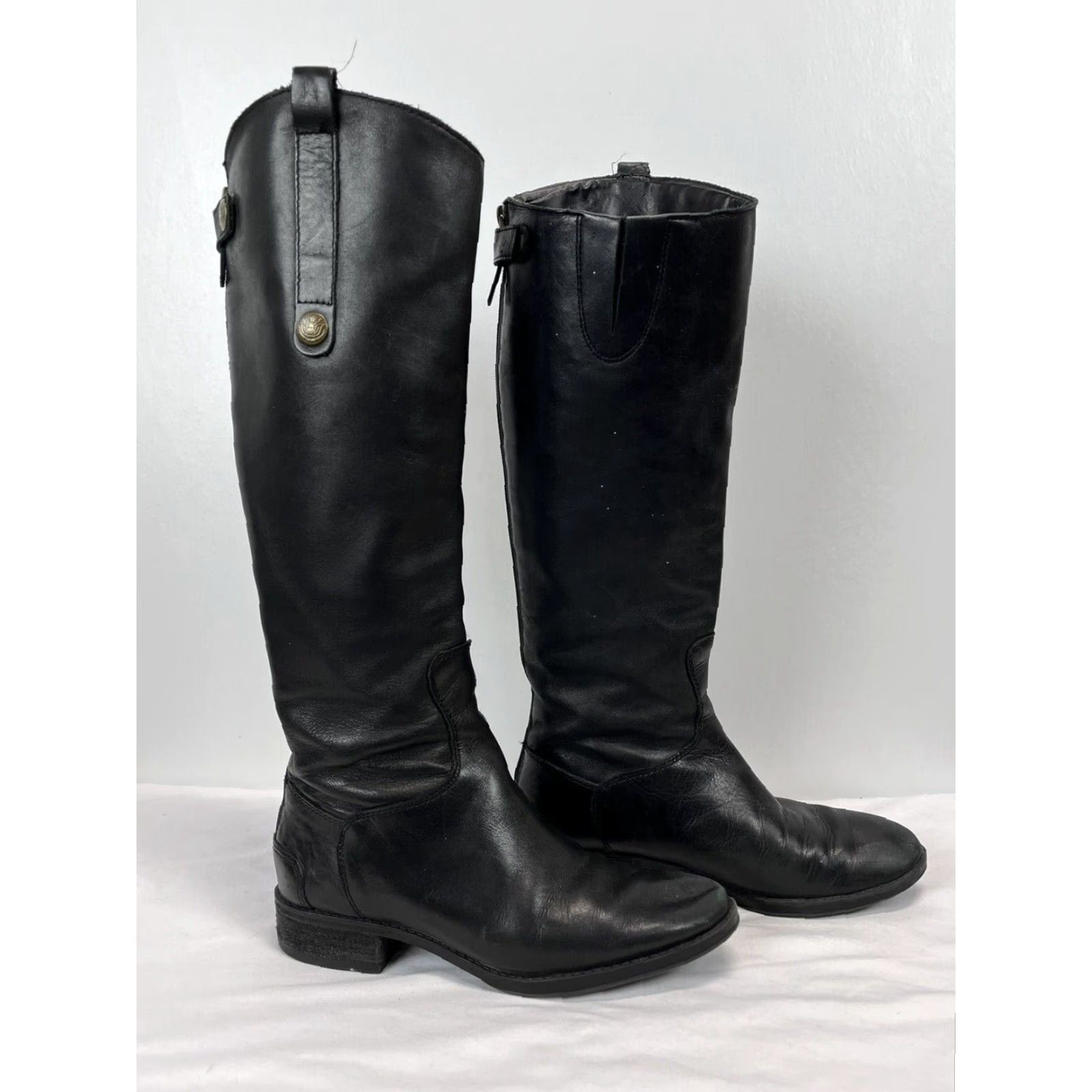 Sam Edelman Sam Edelman Riding Boots Black Leather Size 6.5 Womens Size US 7 / IT 37 - 3 Thumbnail