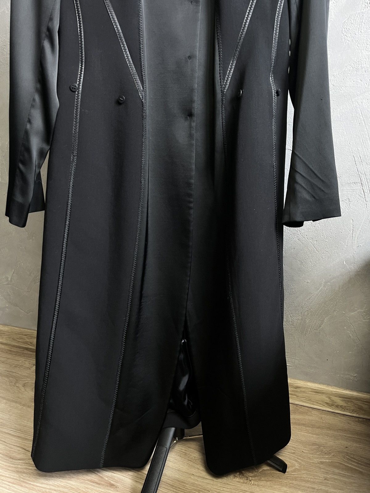 Donna Karan Donna Karan New York Archive Asymmetric Wool Coat Size L / US 10 / IT 46 - 6 Thumbnail