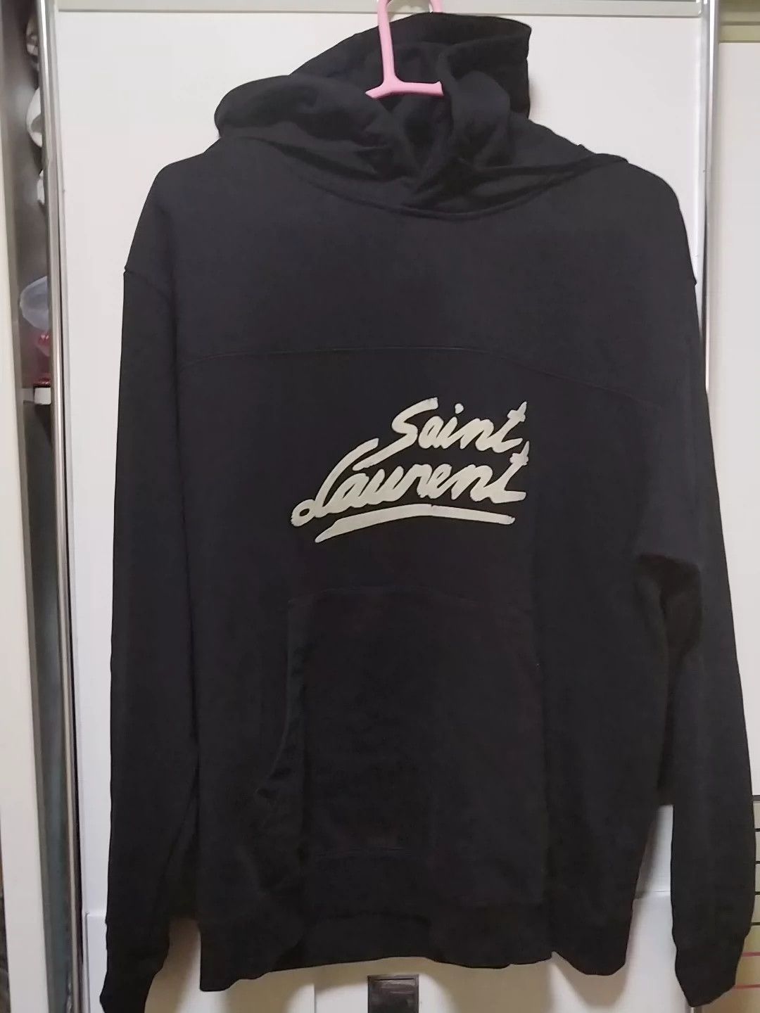 Saint Laurent Signature Hoodie | Grailed