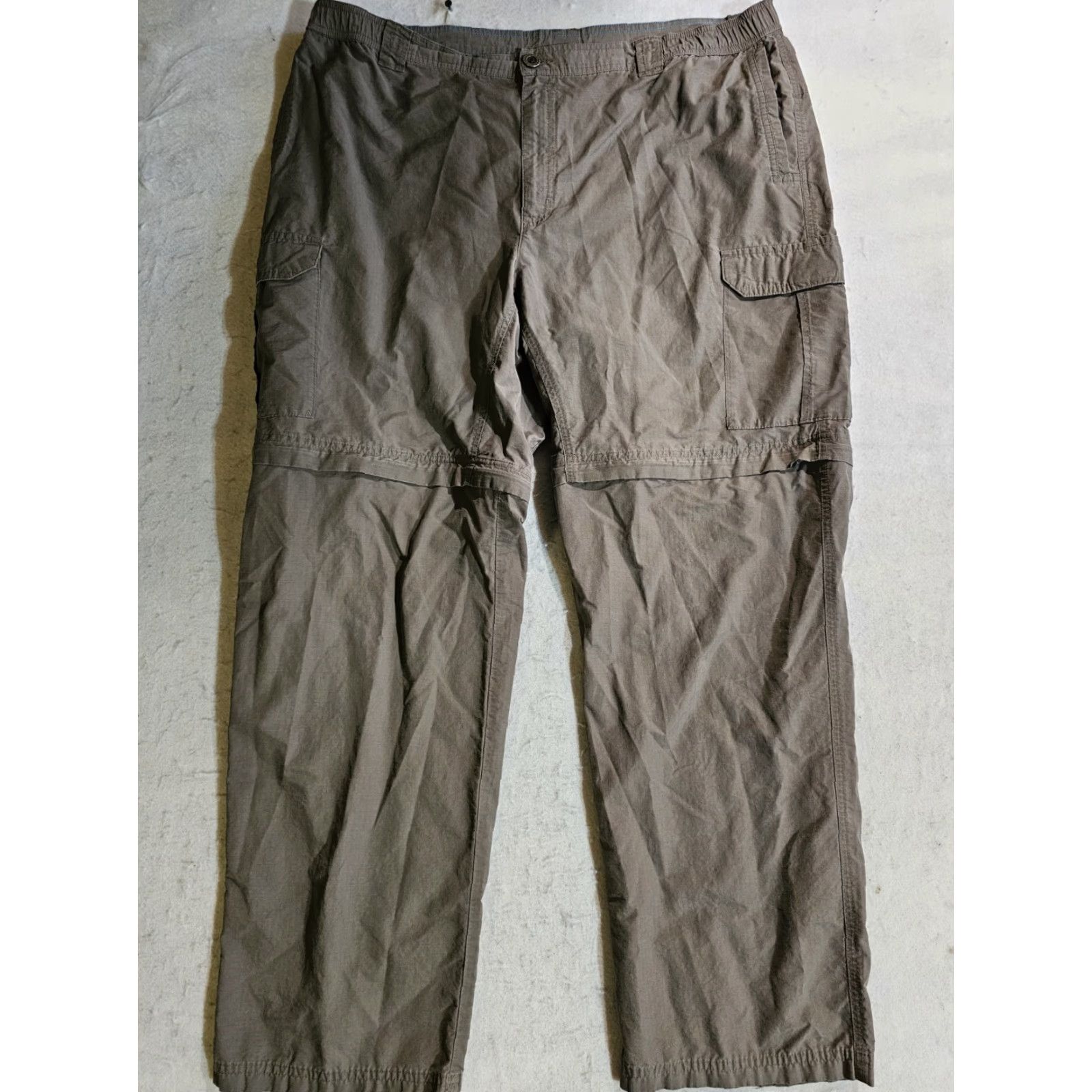 Vintage Columbia Sportswear Pants Cargo Convertible Hiking 2 Pair XL 32L Brown/Tan Size US 36 / EU 52 - 3 Thumbnail