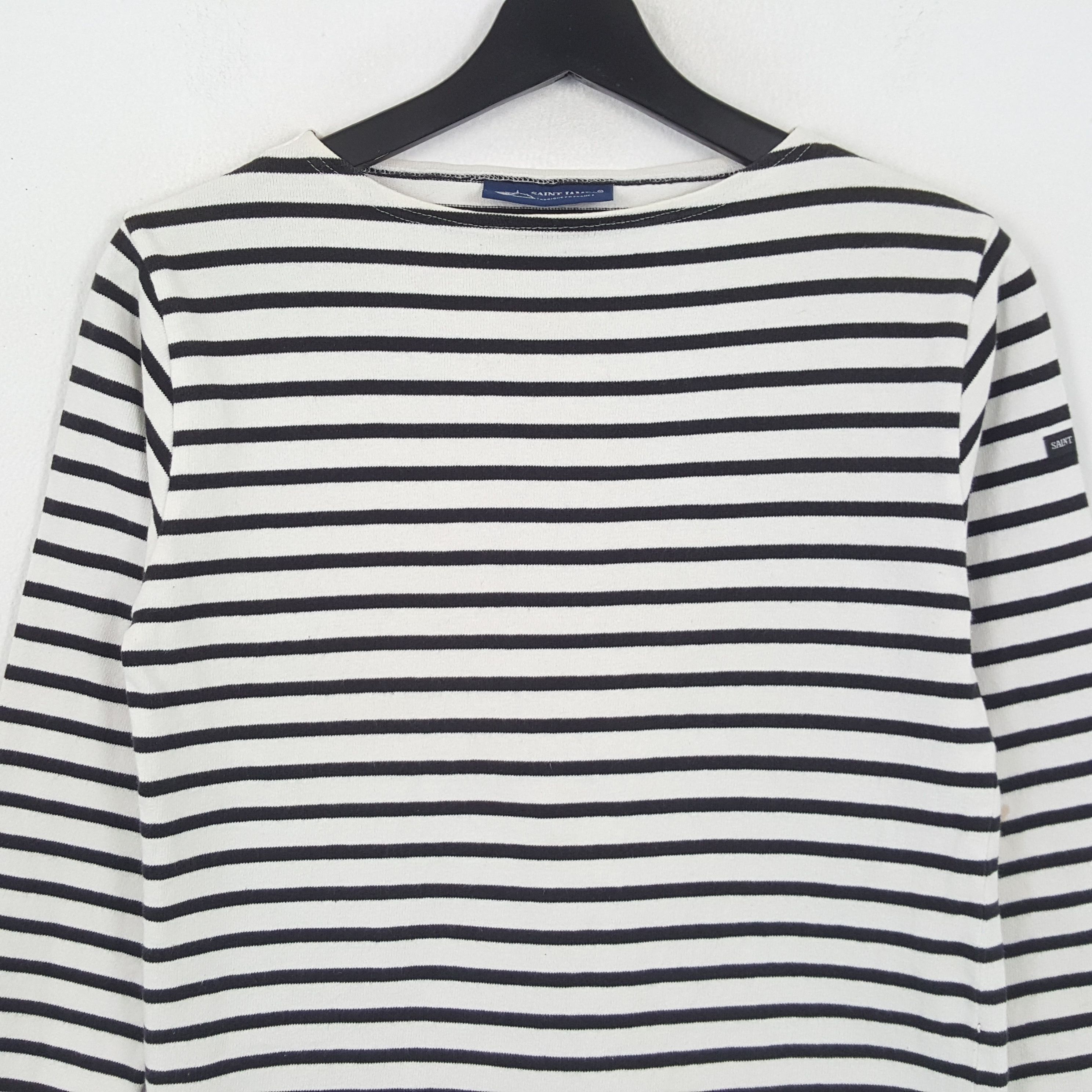 Saint James × Vintage SAINT JAMES Stripes Design Style Tshirt Size S / US 4 / IT 40 - 2 Thumbnail
