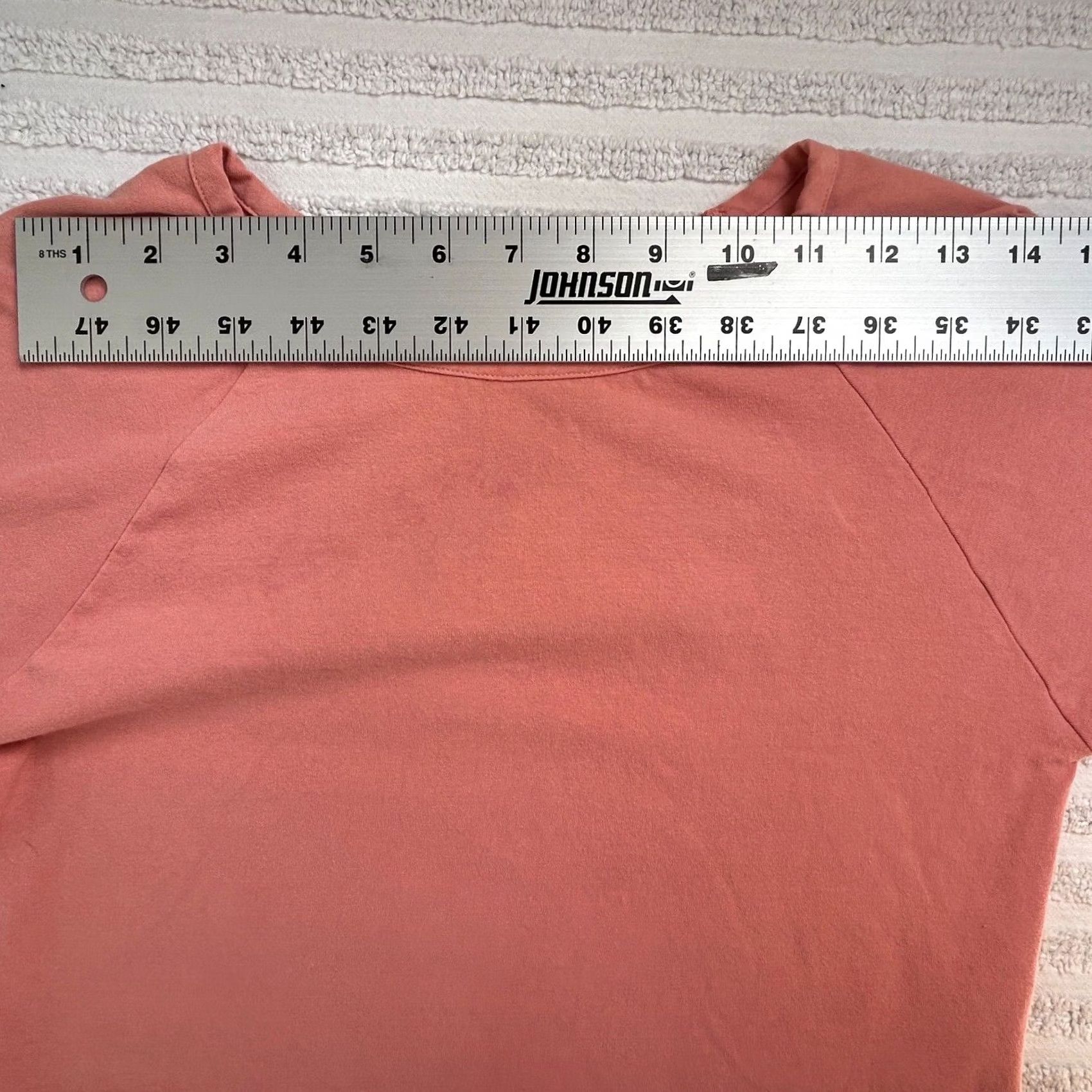 Vintage Blue Fish Womens Boat Neck Hand Printed 3/4 Sleeve Top Peach Size 1 Vintage No N/A Size XS / US 0-2 / IT 36-38 - 5 Thumbnail