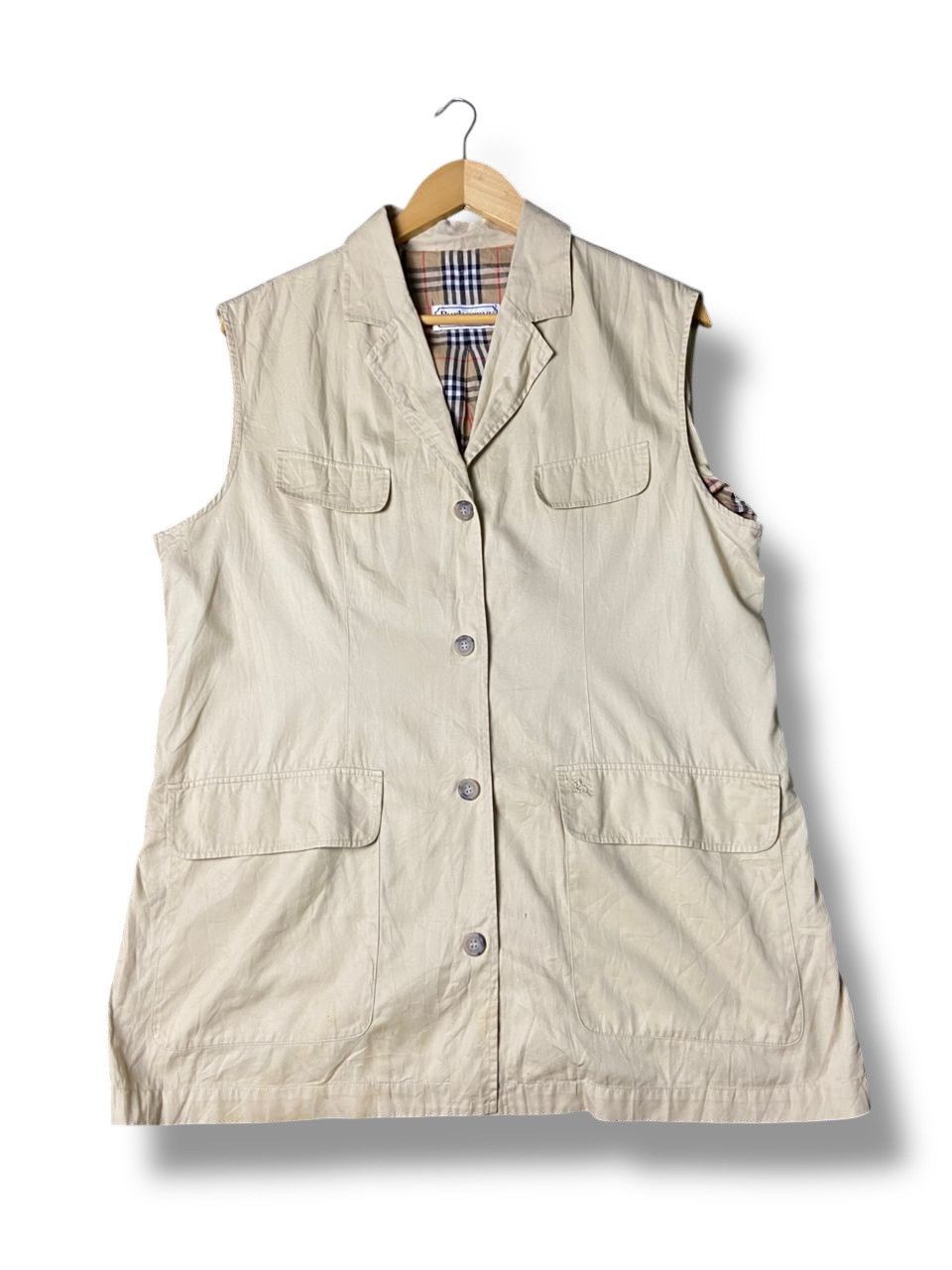 Burberry Burberrys of London Utility Pocket Vest (170) Size US S / EU 44-46 / 1 - 1 Thumbnail