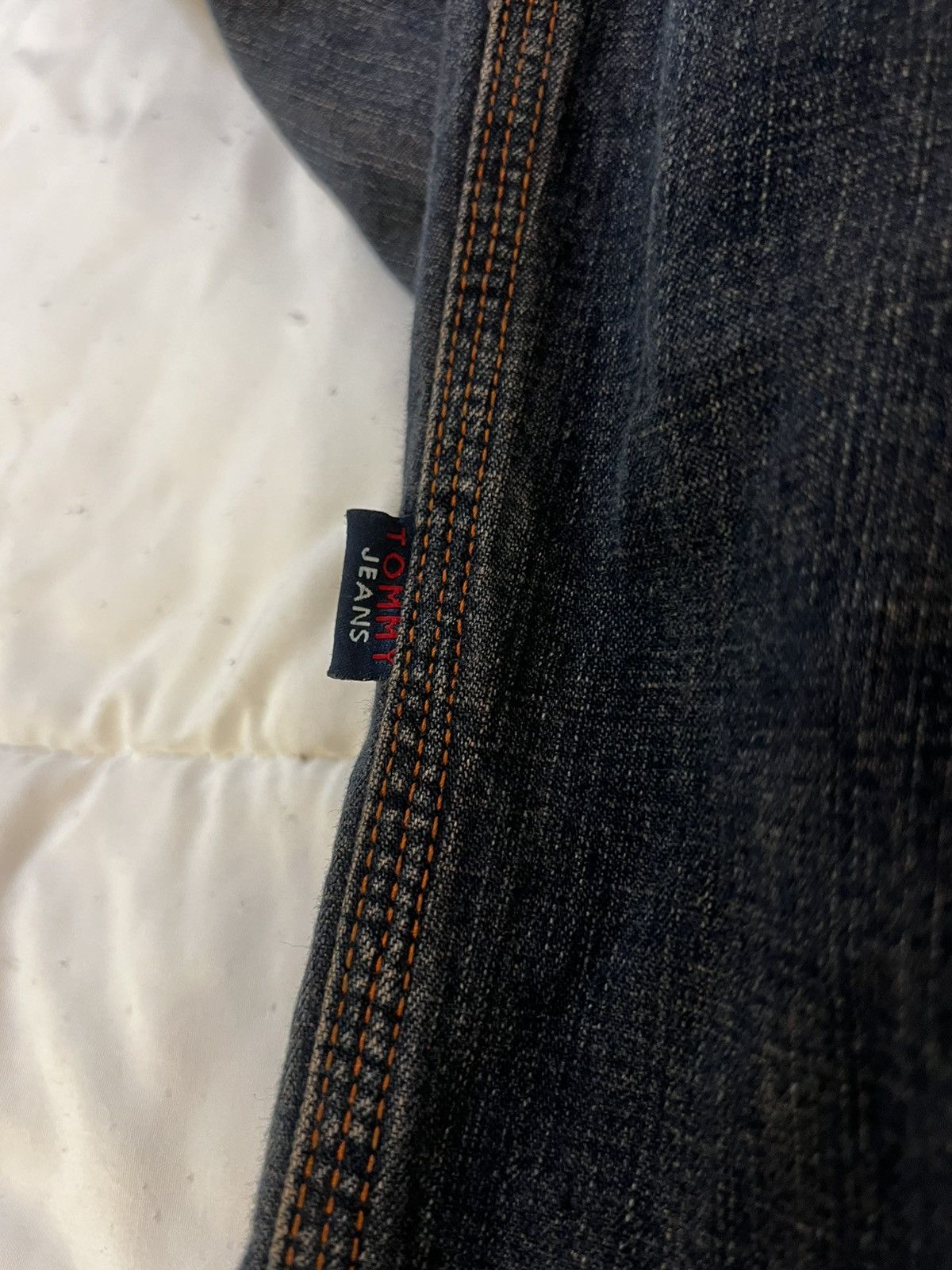 Tommy Hilfiger × Vintage Y2K Tommy Hilfiger Baggy Dark Navy Denim Jeans Size US 40 / EU 56 - 12 Thumbnail