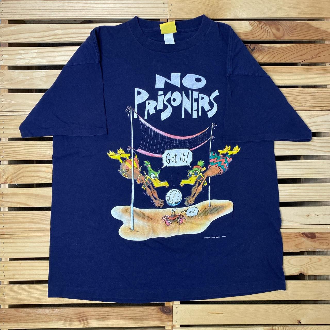 Duck Head Vintage Duck Head 1994 Navy Blue Volleyball Tee Size XL Size US XL / EU 56 / 4 - 1 Thumbnail