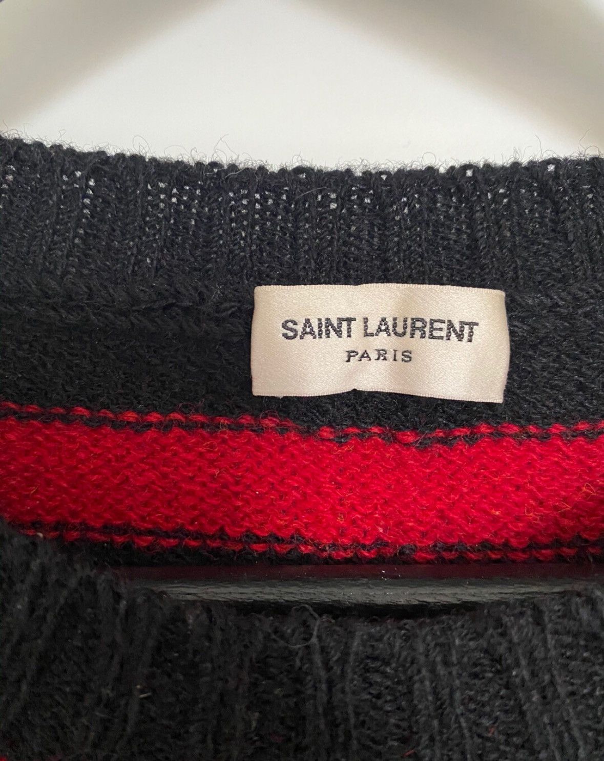 Saint Laurent Paris Saint laurent paris hedi stripe sweater Size US XL / EU 56 / 4 - 3 Thumbnail