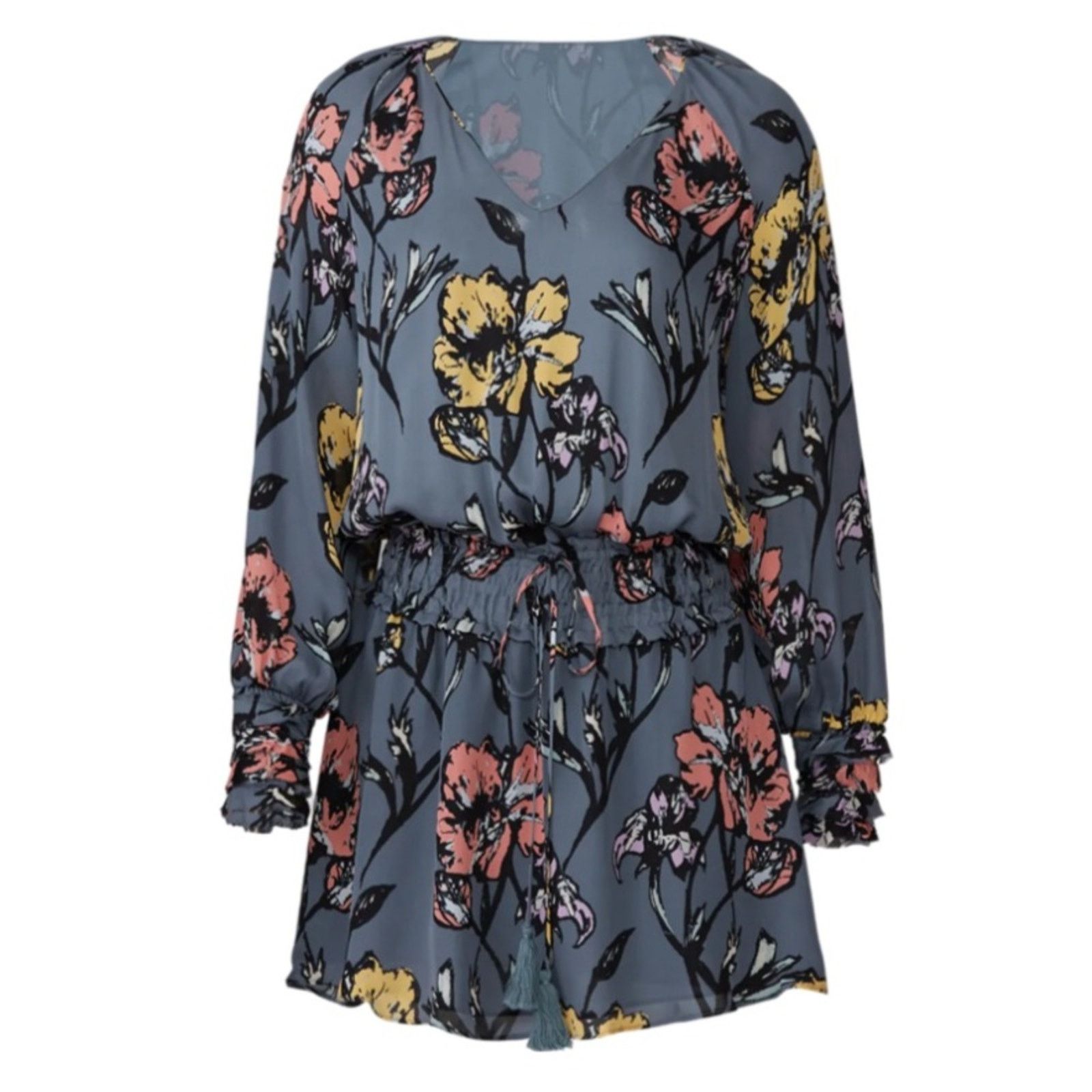 Ramy Brook Ramy Brook Floral Milene Silk Dress Size S Size S / US 4 / IT 40 - 1 Thumbnail