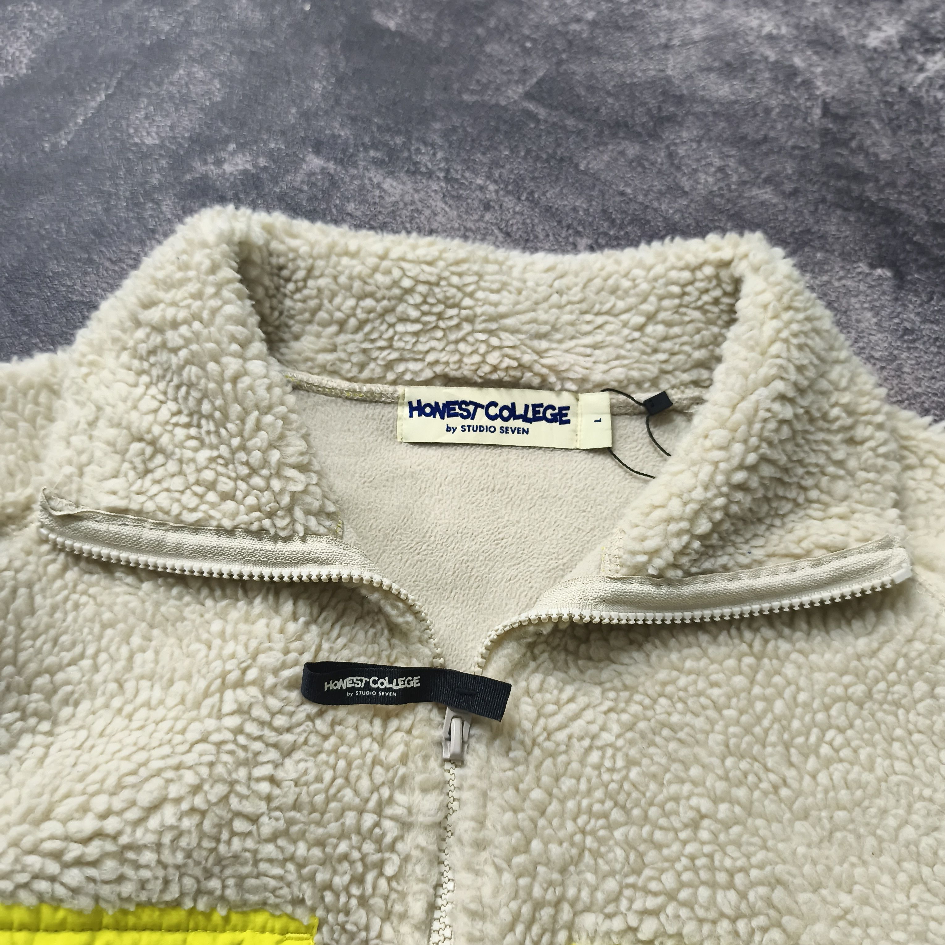 GU × Japanese Brand × Studio Seven Honest College by Studio Seven x GU Deep Pile Fleece Jacket Size US XL / EU 56 / 4 - 6 Thumbnail