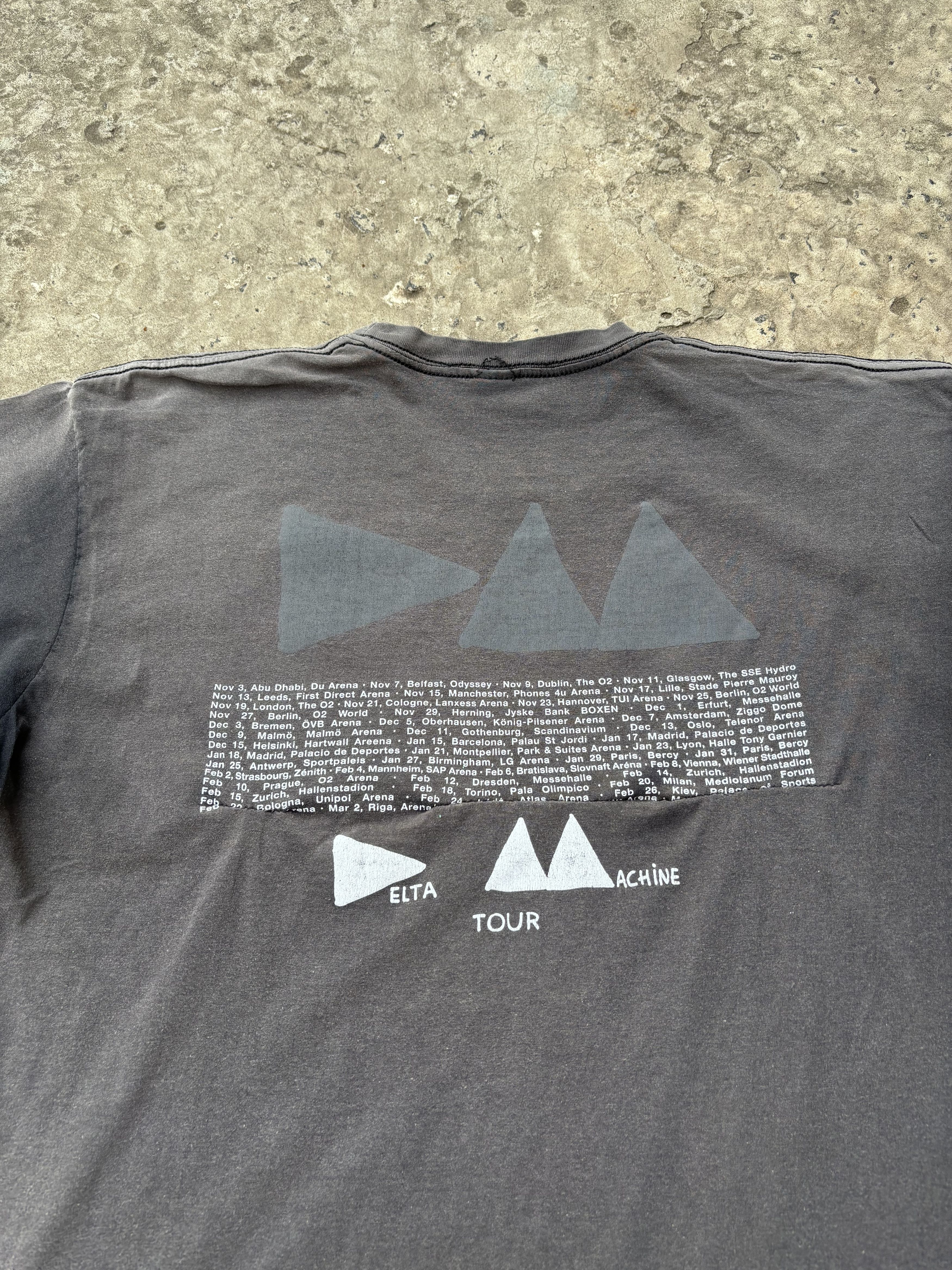 Band Tees Depeche Mode Delta Machine Tour Repaired Faded Tee Size US XL / EU 56 / 4 - 4 Thumbnail