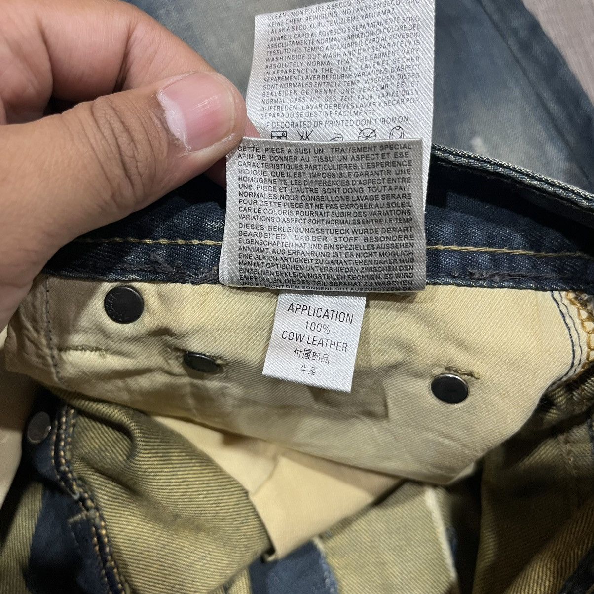 Diesel Black Gold Distressed Diesel Mod Zatiny Denim Pant 30x32 Size US 28 / EU 44 - 18 Thumbnail