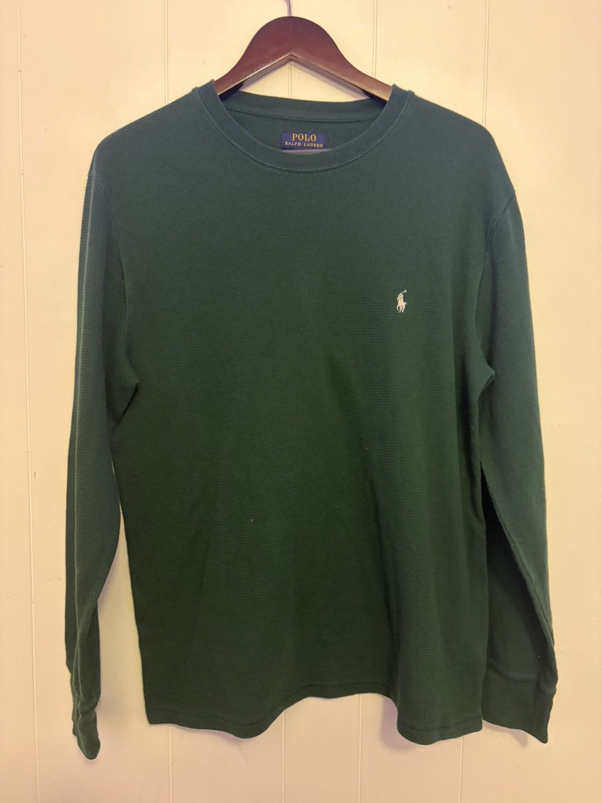 Polo Ralph Lauren Polo Ralph Lauren green thermal long sleeve Size US XL / EU 56 / 4 - 1 Thumbnail