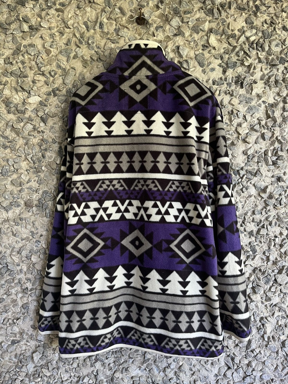 Adidas × Vintage Fleece Jacket aztec design Size US S / EU 44-46 / 1 - 2 Thumbnail