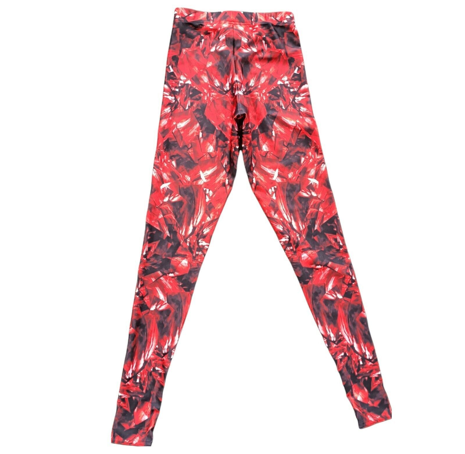 Man Made In Australia Black Milk Leggings Red Black Ruby High Waist Limited Size 27" / US 4 / IT 40 - 4 Thumbnail