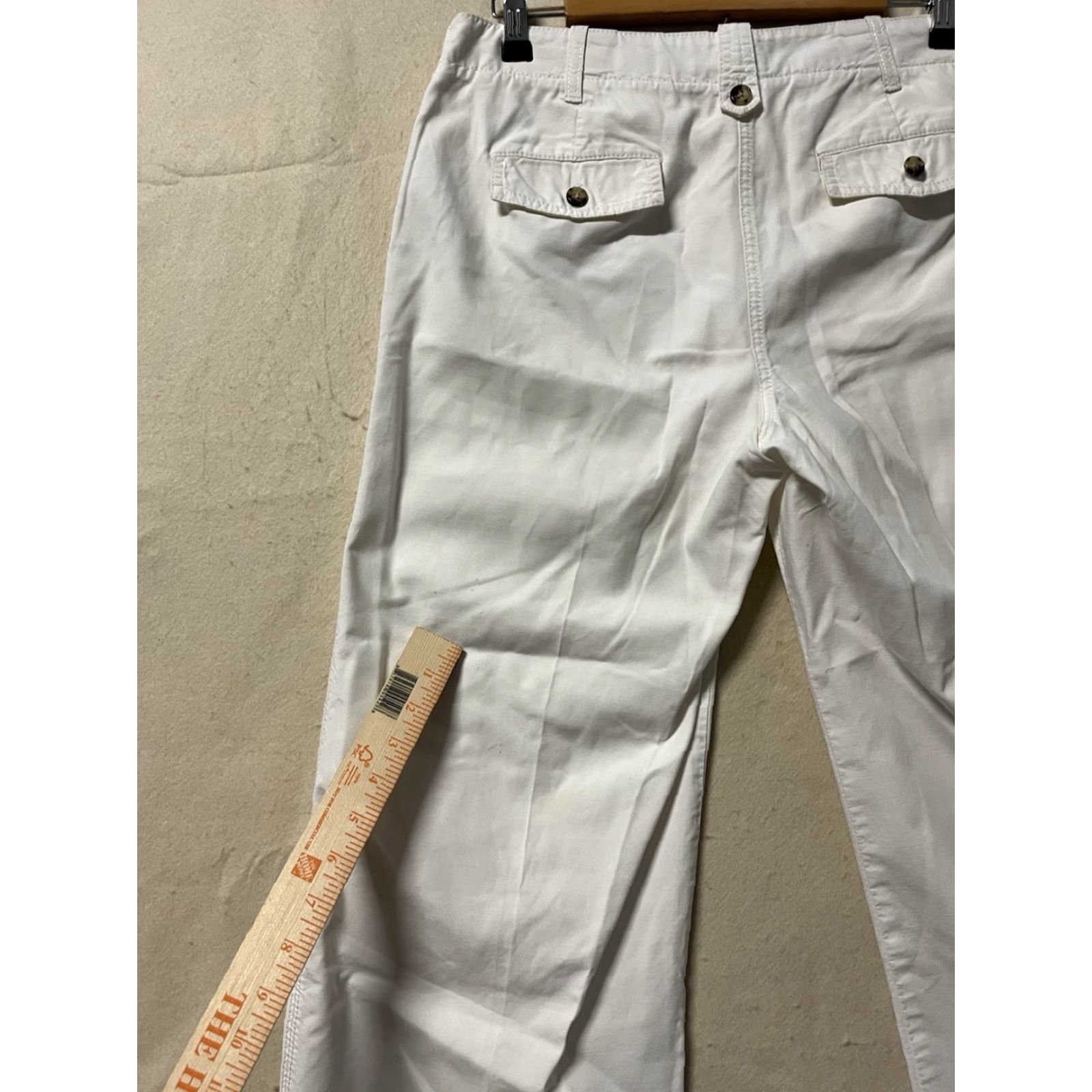 Talbots TALBOTS White Heritage Stretch Straight Leg Trousers Pants Size 6 See Pics Size 28" / US 6 / IT 42 - 7 Thumbnail