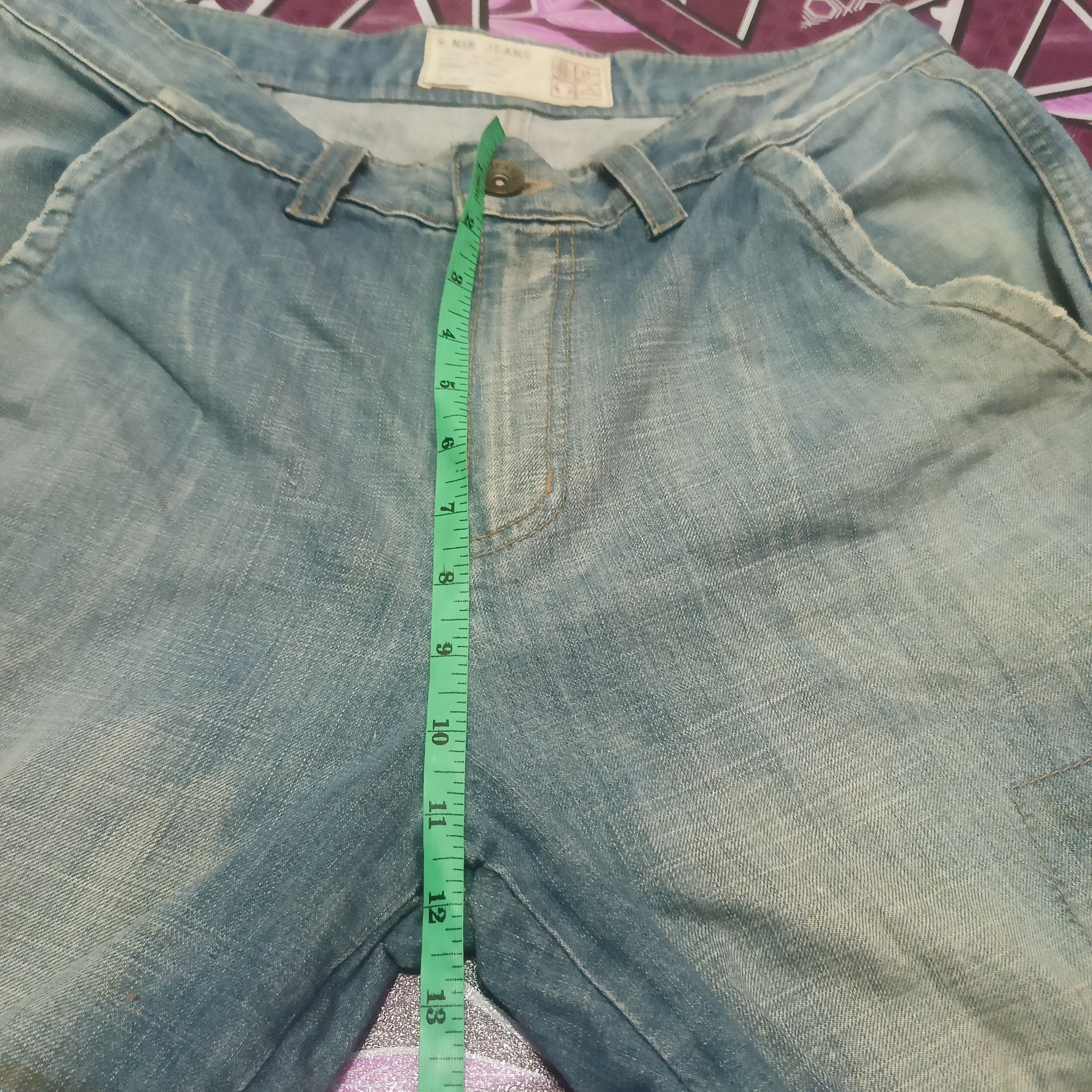 Who Decides War Vintage S.NIK Jeans 8 pocket distressed baggy jeans Size US 34 / EU 50 - 16 Thumbnail