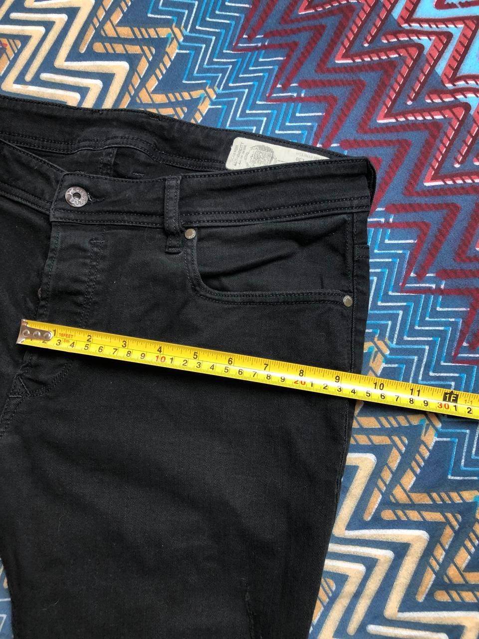 Diesel × Vintage Vintage Y2K Diesel Washed Distressed Denim Jeans Slim Size US 33 - 12 Thumbnail