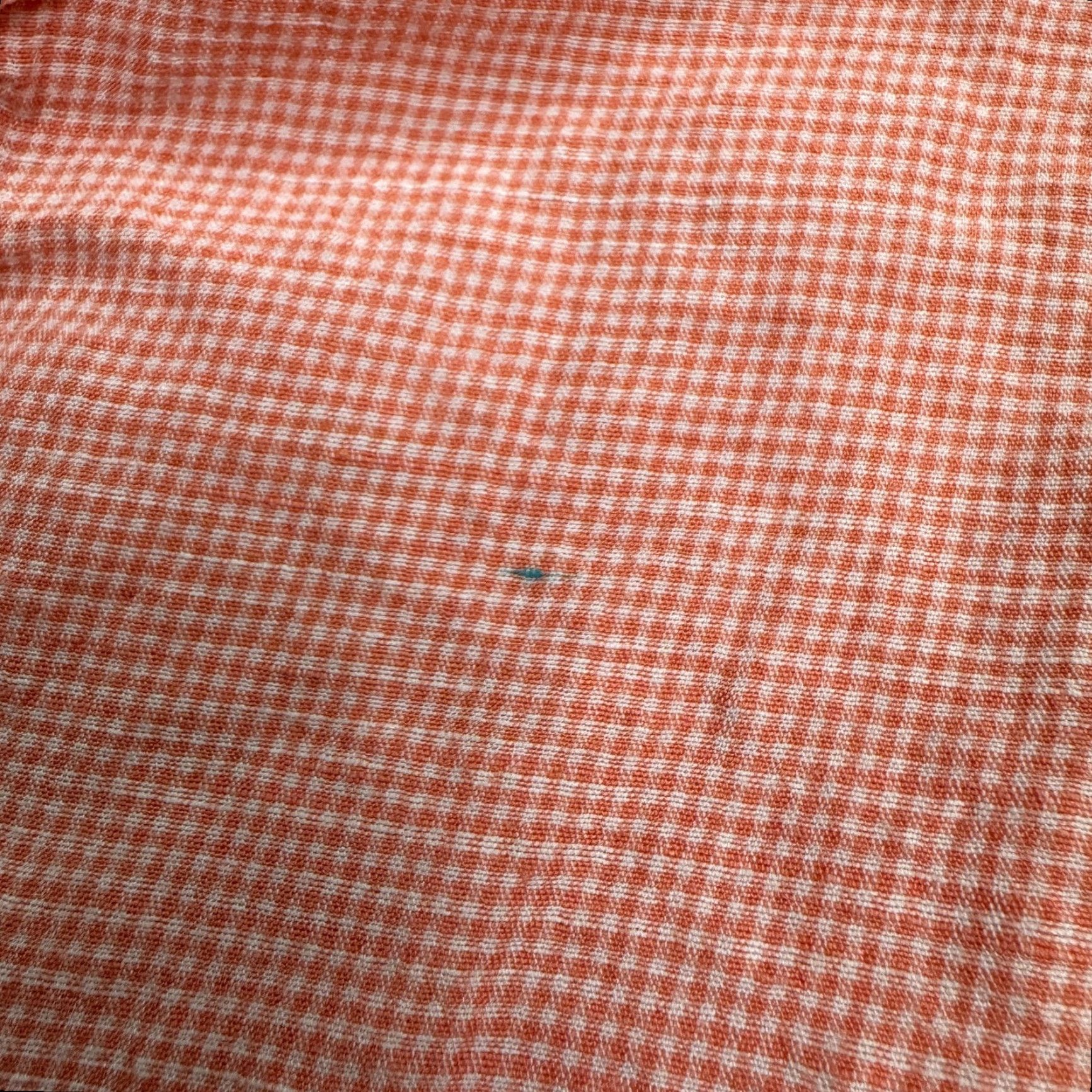 Tommy Bahama Tommy Bahama Shirt Mens Medium Orange Linen Gingham Button-Down Short Sleeve Beach Casual 44in Chest Regular Size Orange Mens Size US L / EU 52-54 / 3 - 7 Thumbnail