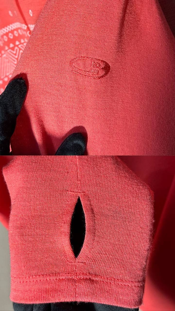 Icebreaker Icebreaker Merino Tech Top LS Zip BF 260 fairisle grapefruit Size M / US 6-8 / IT 42-44 - 10 Thumbnail