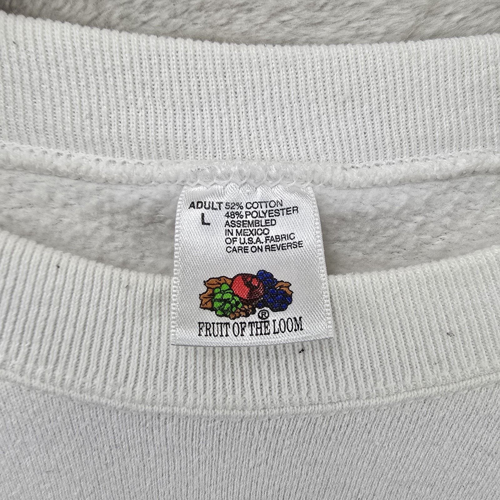 Fruit Of The Loom Vintage Long Beach Street Heat 1996 Sweatshirt Large 90s Size US L / EU 52-54 / 3 - 4 Thumbnail