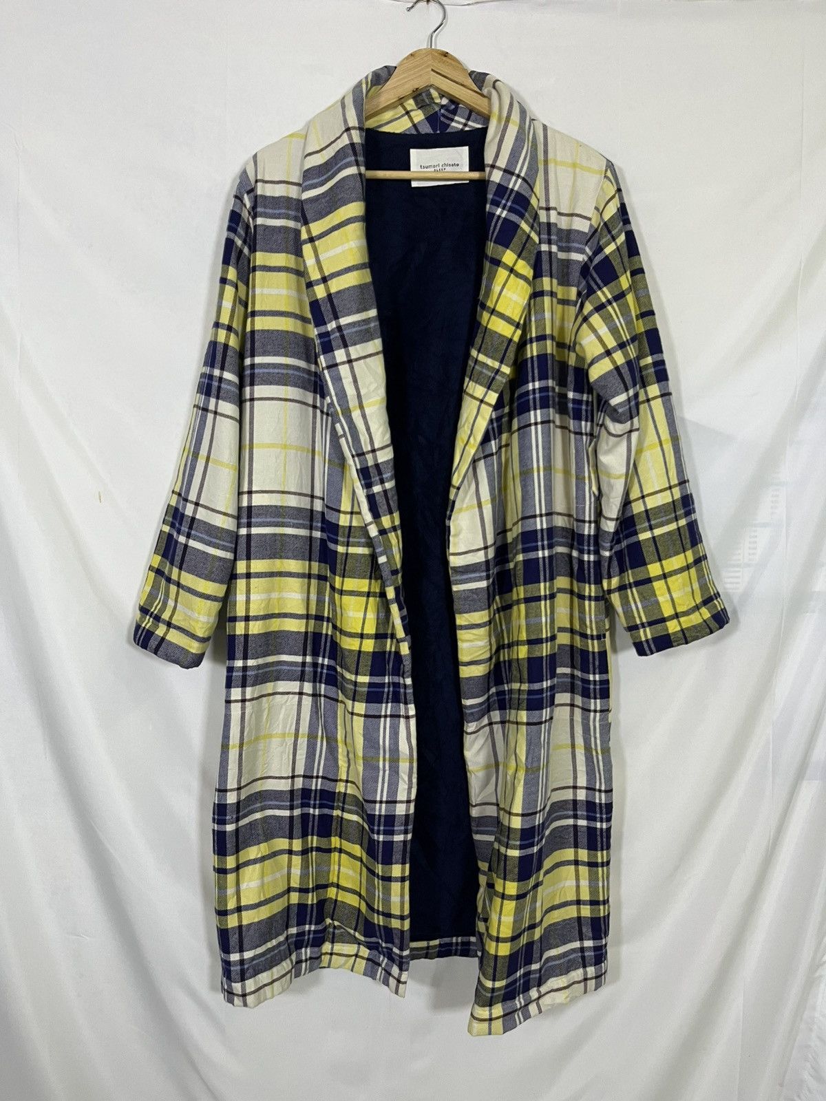 Tsumori Chisato TSUMORI CHISATO SLEEP WEAR PLAID COAT JACKET Size M / US 6-8 / IT 42-44 - 1 Thumbnail