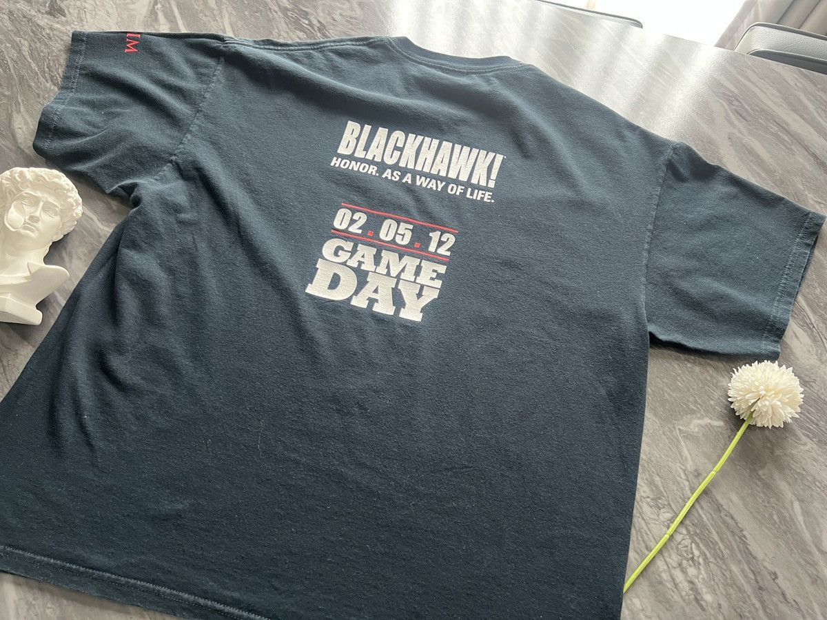 Vintage Protected In The Field : Blackhawk Honor Game Day 2012 Size US XL / EU 56 / 4 - 2 Thumbnail