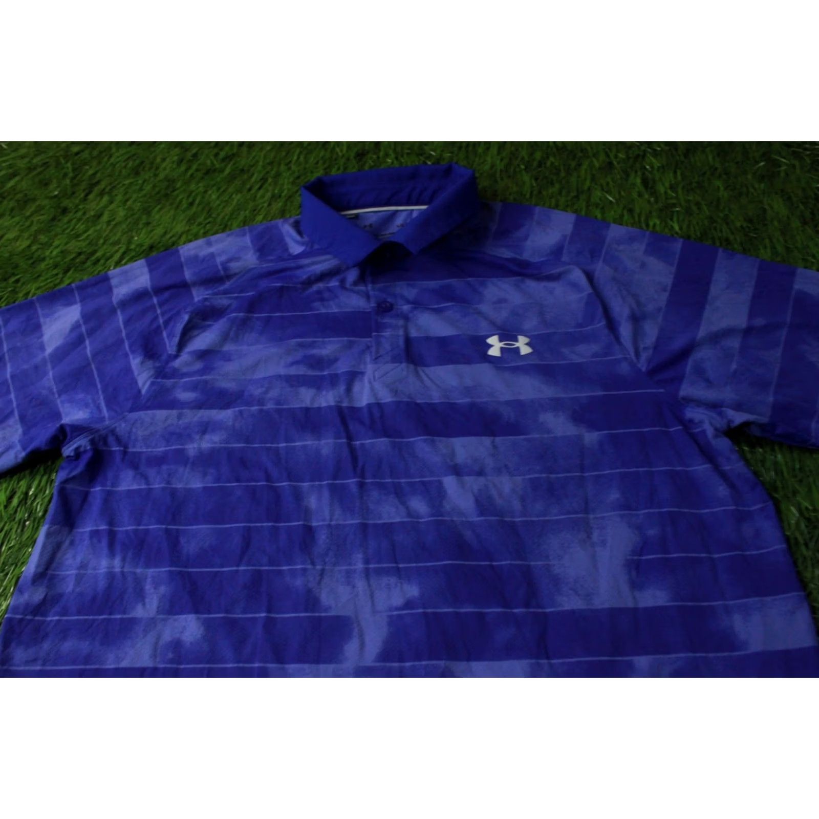 Under Armour Under Armour Polo Shirt ISO-CHILL 2021 Men Training Jersey L Blue Sports Polo Shirt Polo Mens Size US L / EU 52-54 / 3 - 2 Thumbnail