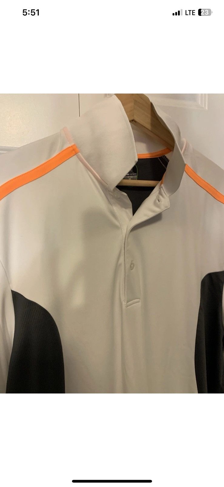PGA Tour PGA Tour mens sz LT pro series white golf polo Size US L / EU 52-54 / 3 - 8 Thumbnail