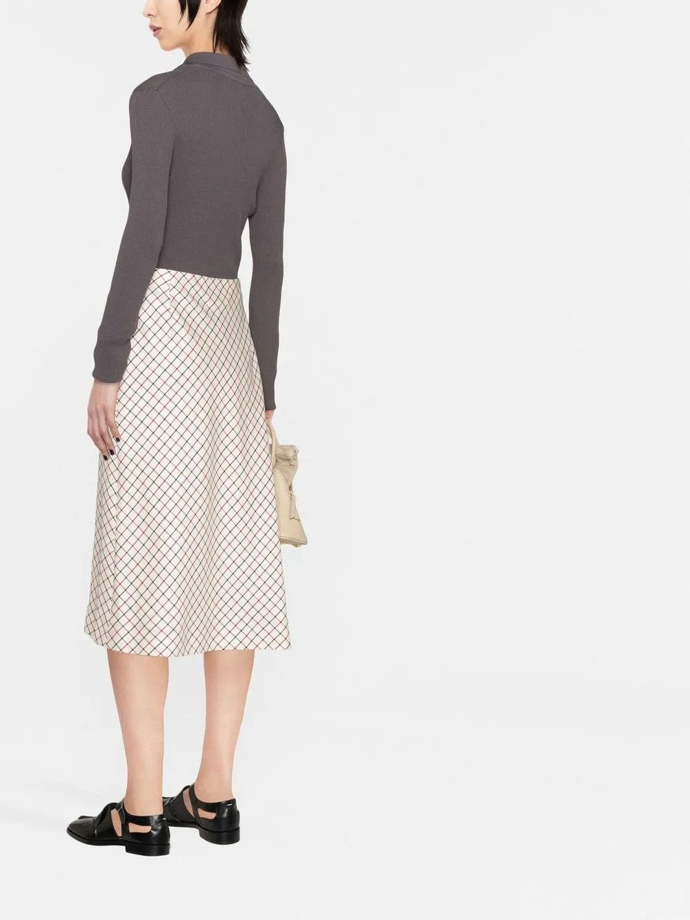 Maison Margiela o1y0625 Midi Skirt in Multicolor Size 27" / US 4 / IT 40 - 3 Thumbnail