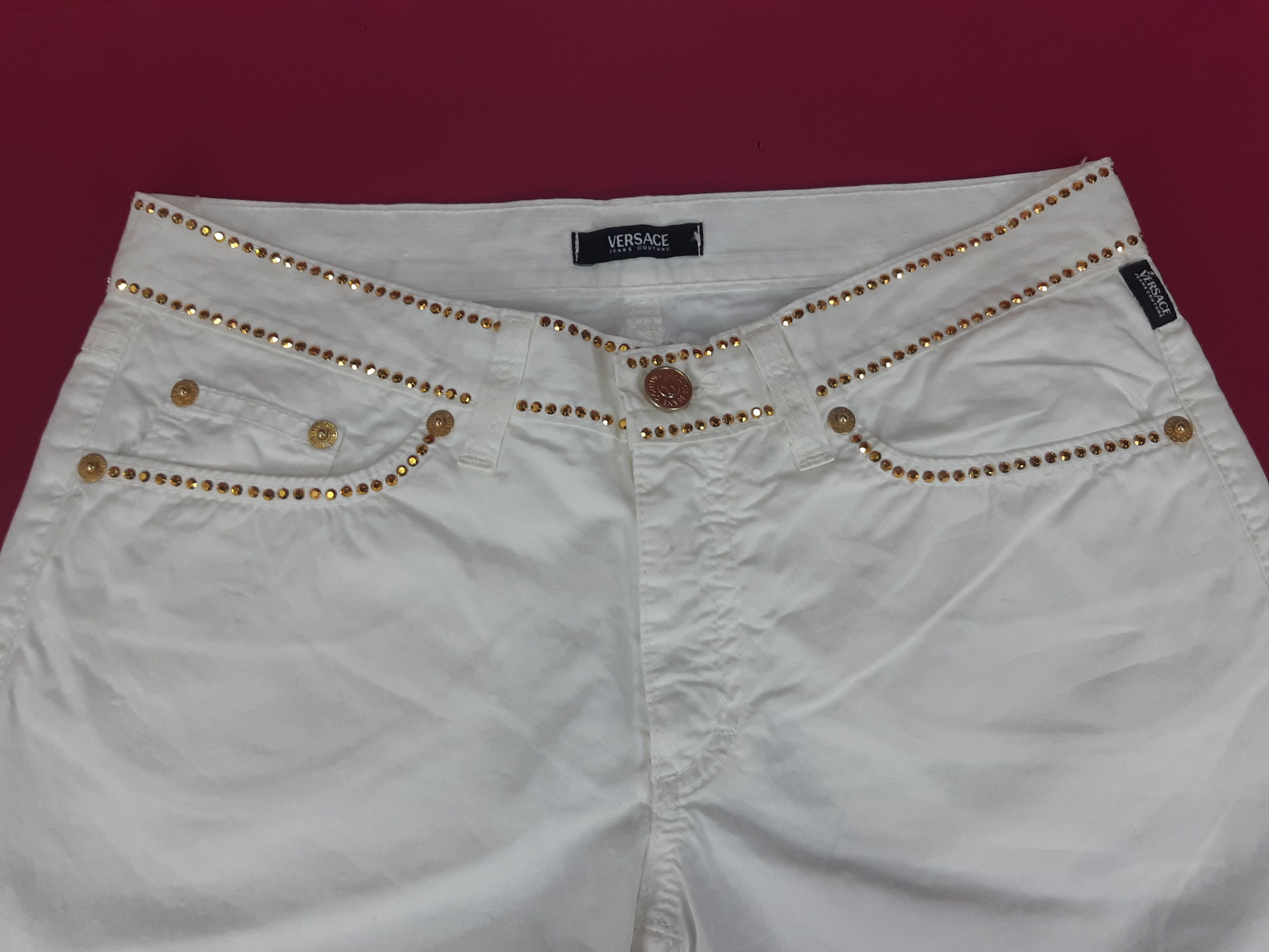 Versace Jeans Couture Vintage VERSACE Jeans Couture Italy Jeans size 24/38 NEW Size 24" / US 00 / IT 34 - 6 Thumbnail