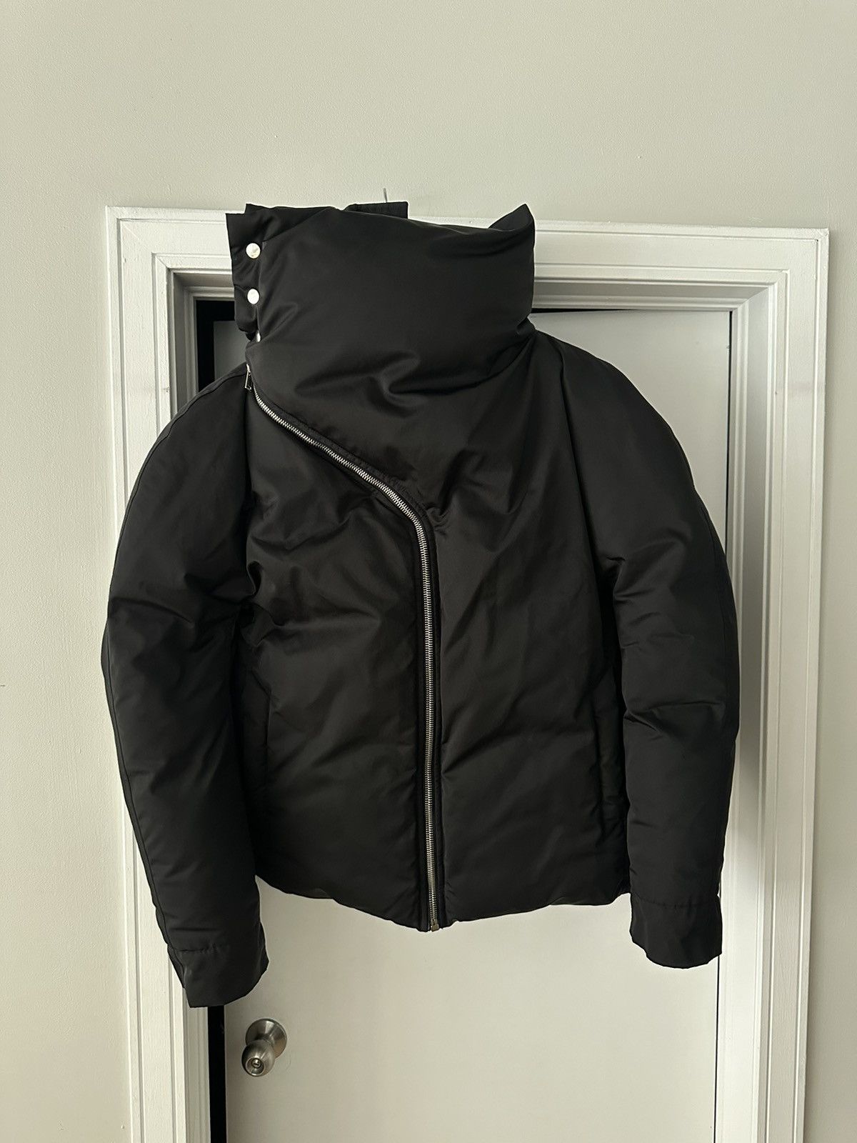 Pre-owned Rick Owens Fw2012 Mountain Runway Puffer Jacket In Black