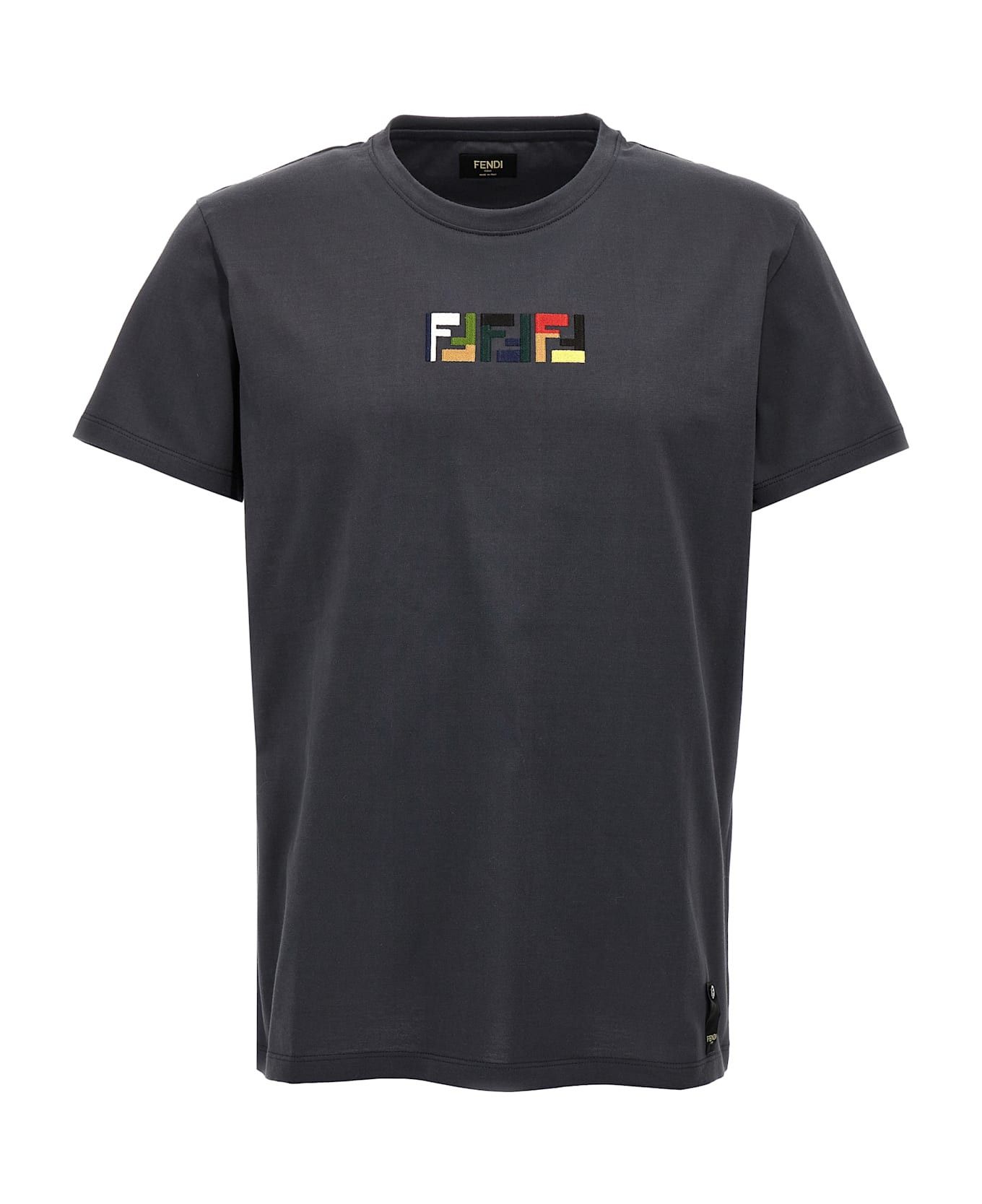 Fendi o1s1wg110126 T-Shirt in Grey Size US L / EU 52-54 / 3 - 1 Thumbnail