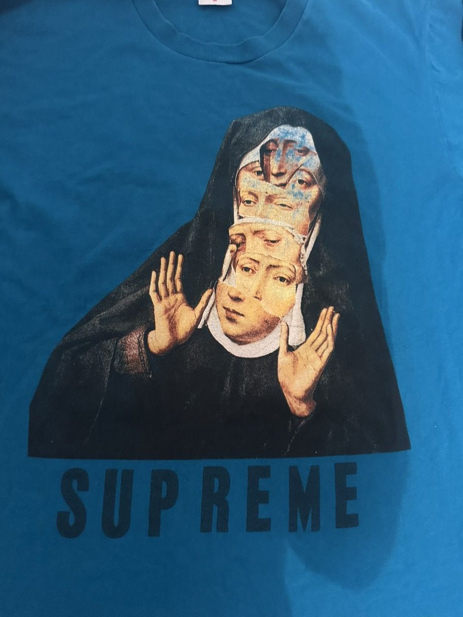 Supreme Supreme Nun Blue L/S Tee Medium Size US M / EU 48-50 / 2 - 2 Thumbnail