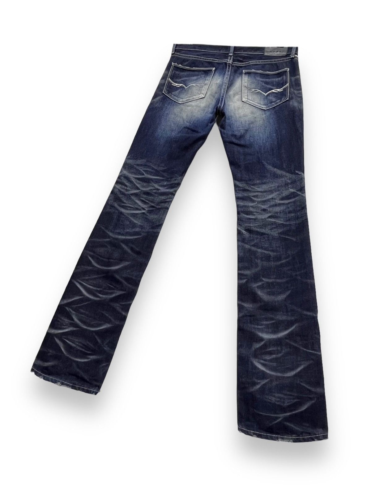 🔥MADE IN JAPAN! Designer FUGA Distressed Whiskered Slim Fit