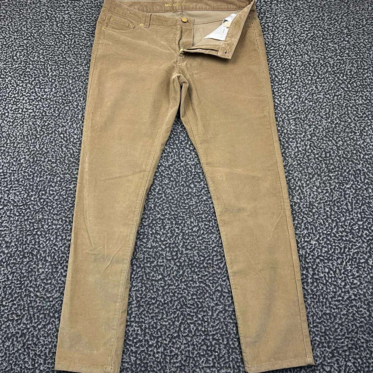 Michael Kors Michael Kors Corduroy Pants Women 12 Skinny Pockets 36x30 Size 36" / US 14 / IT 50 - 1 Thumbnail