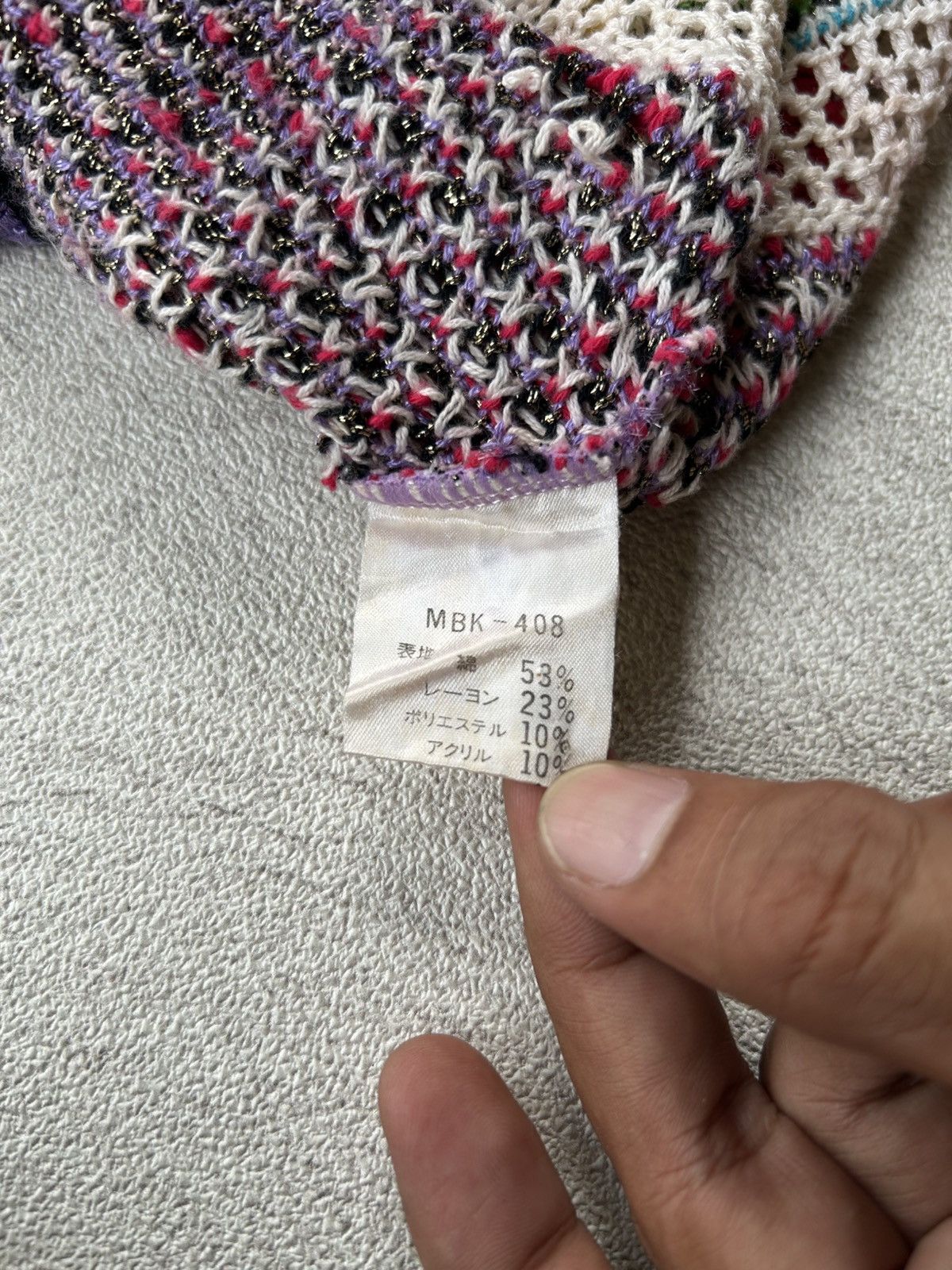 Yoshiyuki Konishi Vintage Ficce By Yoshiyuki Konishi Ficce Uomo Logo Knit Size US M / EU 48-50 / 2 - 7 Thumbnail