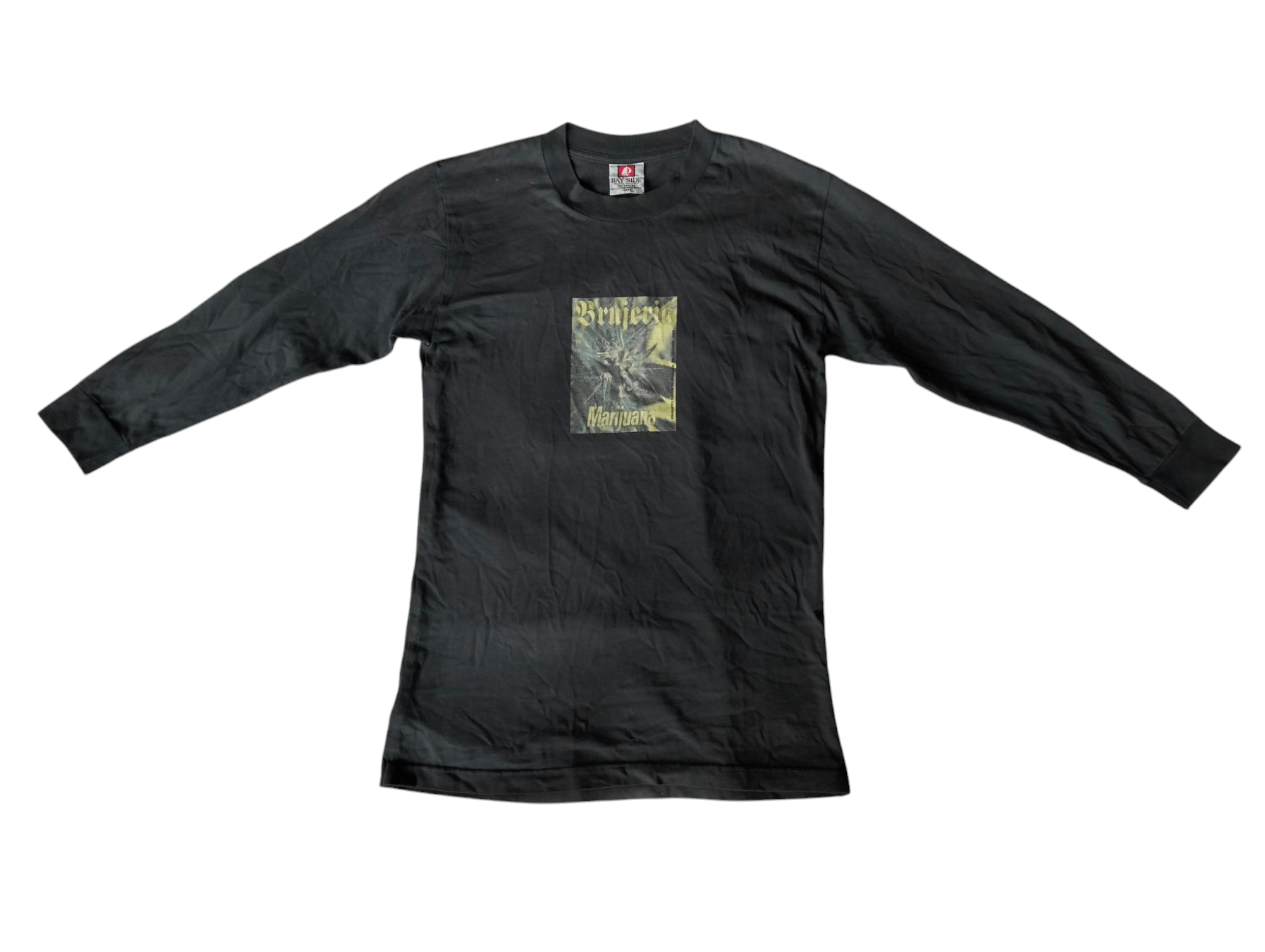 Band Tees 🔥 90s Brujeria " Marijuana " Vintage Long Sleeve Tee 🔥 Size US M / EU 48-50 / 2 - 2 Thumbnail