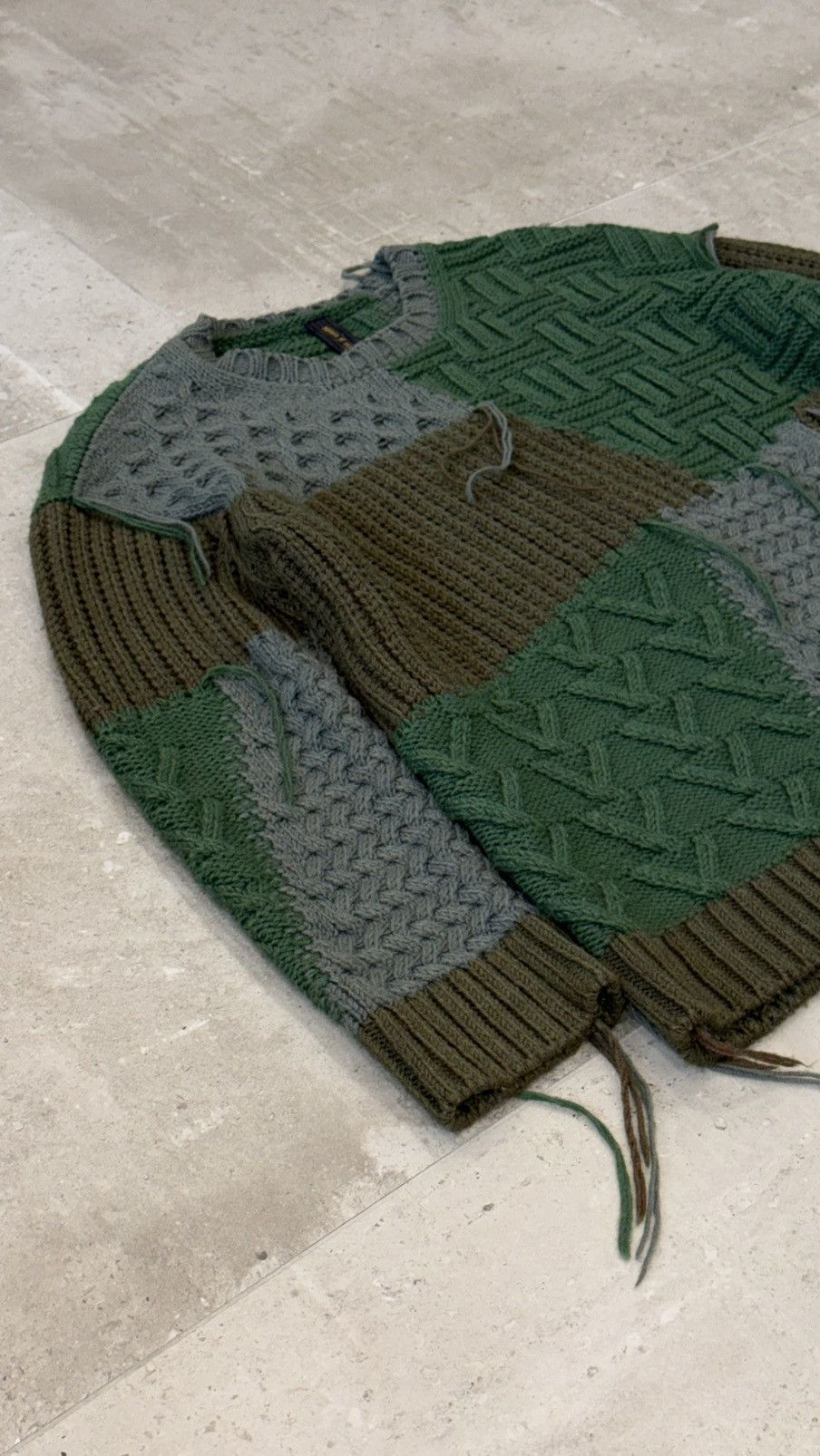 Maison MIHARA YASUHIRO Mihara Yasuhiro Patchwork Knit Pullover Size US S / EU 44-46 / 1 - 4 Thumbnail