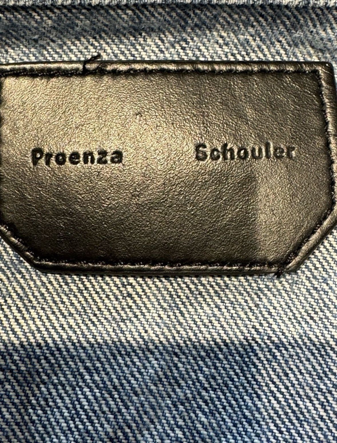 Proenza Schouler Proenza Schouler Denim Blue Jacket Size S / US 4 / IT 40 - 4 Thumbnail
