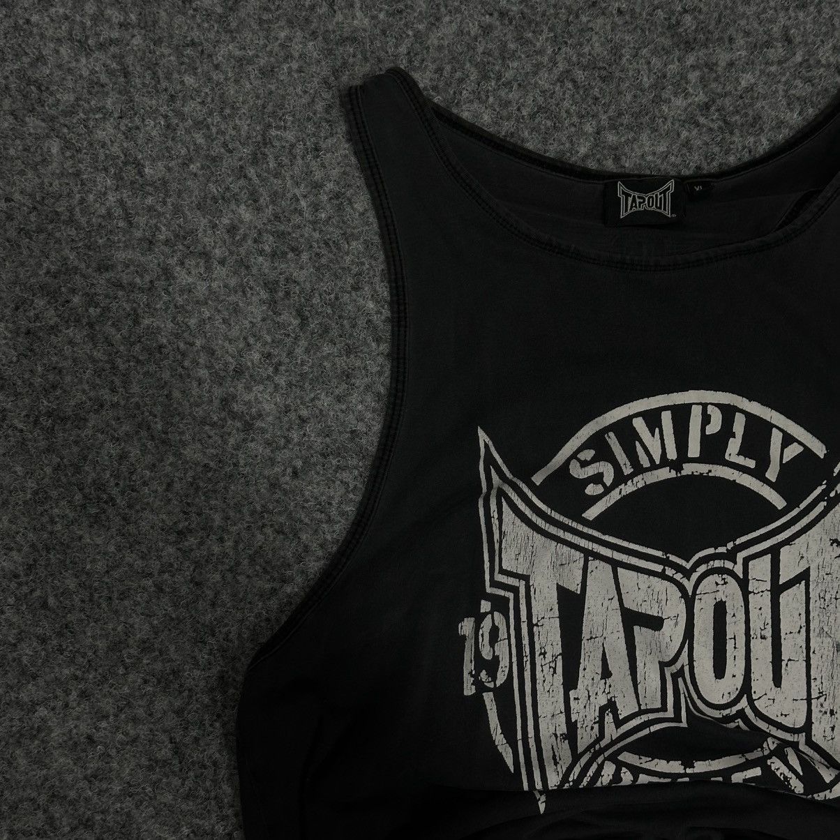 Tapout VTG Tapout Sleeves Tank Top Big Logo Size XL 00s USA Hype Size US M / EU 48-50 / 2 - 3 Thumbnail