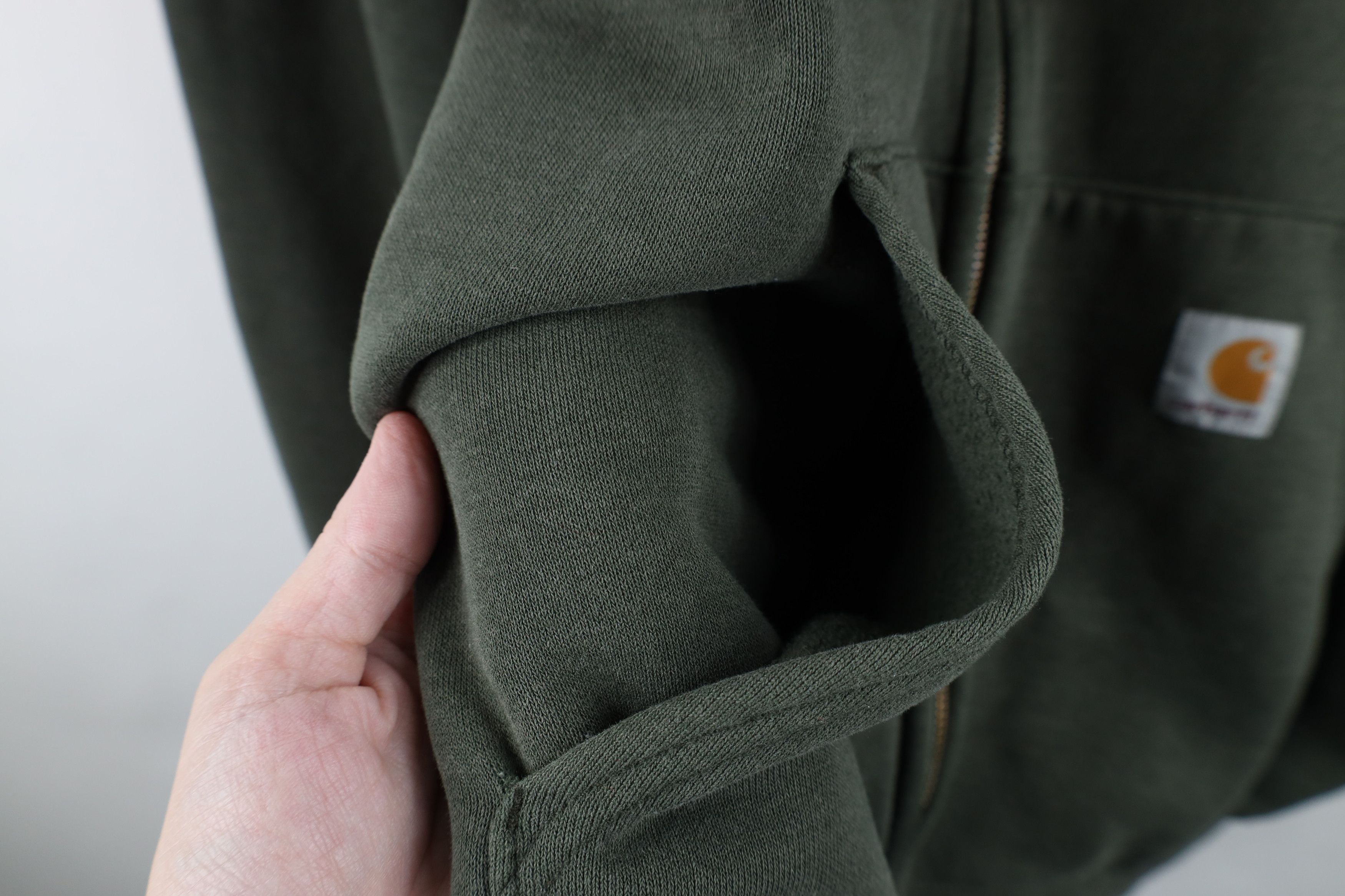 Carhartt Vintage Carhartt Spell Full Zip Hoodie Sweatshirt Green Size US L / EU 52-54 / 3 - 7 Thumbnail