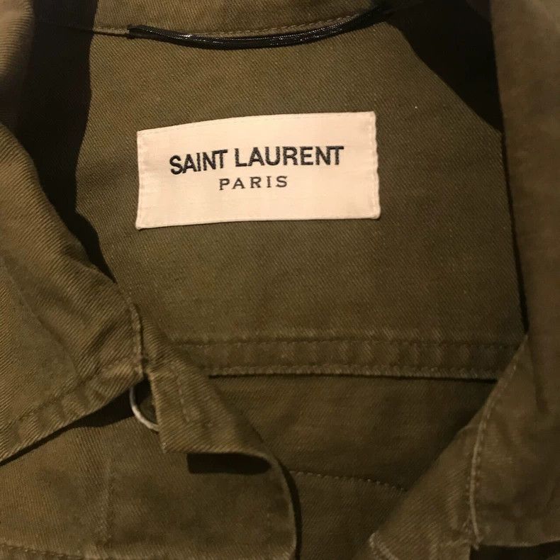 Saint Laurent Paris Shark Graphic Cargo Jacket FR38-2506 Size US M / EU 48-50 / 2 - 3 Thumbnail