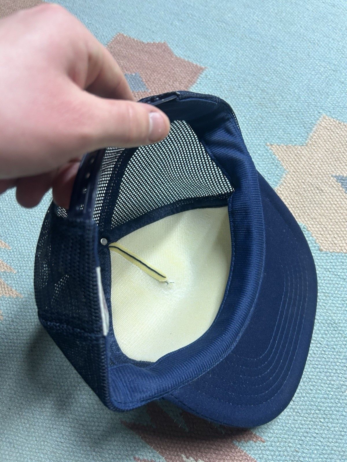 Vintage Vtg trucker hat mesh Valley Petreoleum oil gas Michigan blue Size ONE SIZE - 6 Thumbnail