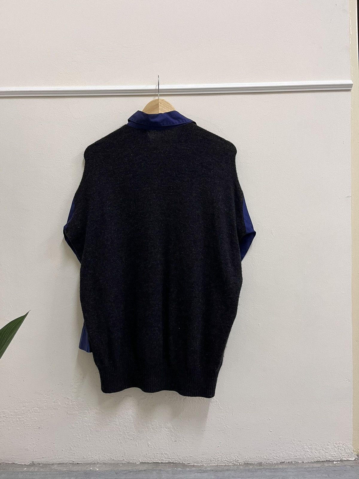 Tsumori Chisato Tsumori Chisato double layered shirt cotton x wool Size US XL / EU 56 / 4 - 7 Thumbnail