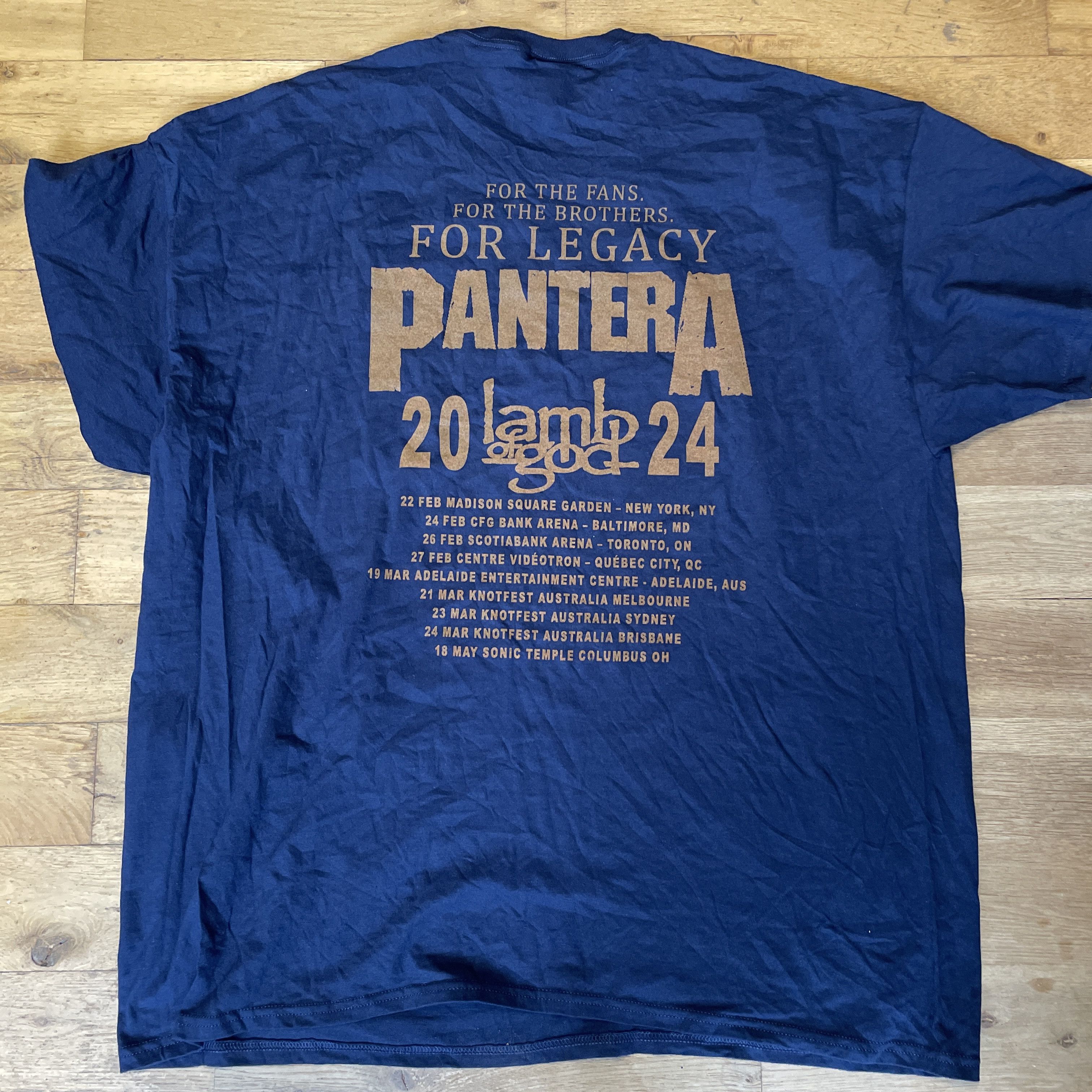 Band Tees PANTERA MUSIC BAND T-SHIRT FASHIONABLE Size 2 XL Size US XXL / EU 58 / 5 - 2 Thumbnail