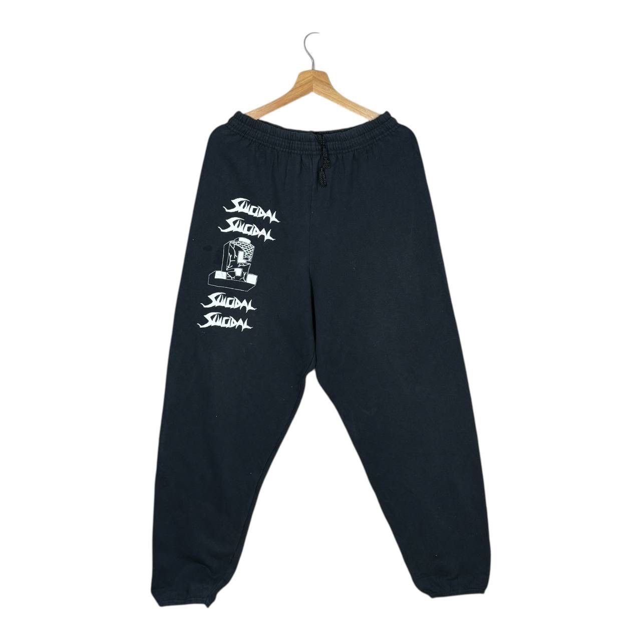 Vintage VTG Suicidal Tendencies Sweatpants Hanes Y2K Skate Punk M Size US 30 / EU 46 - 1 Thumbnail