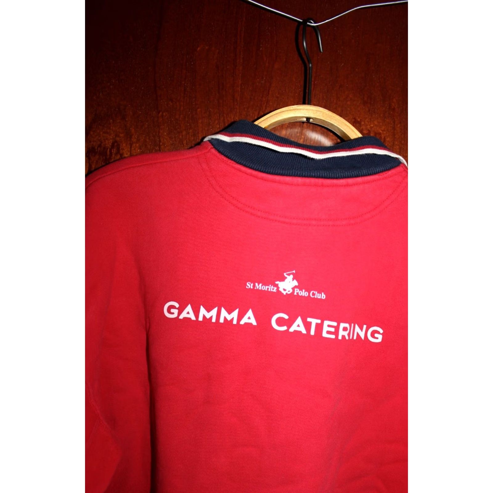 Vintage Vintage Polo jersey shirt Winter USA Polo Team 1990's L Red Mens Polo shirt Size US L / EU 52-54 / 3 - 6 Thumbnail