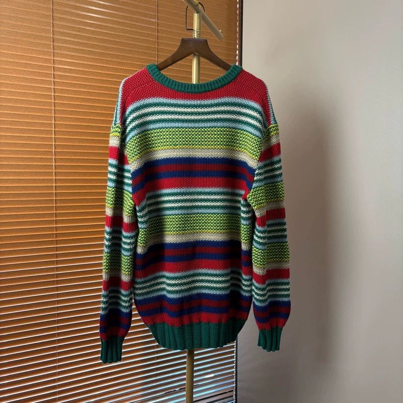 Gucci Gucci Christmas Limited Rainbow Striped Deer Knitwear 2502- Size US S / EU 44-46 / 1 - 2 Thumbnail