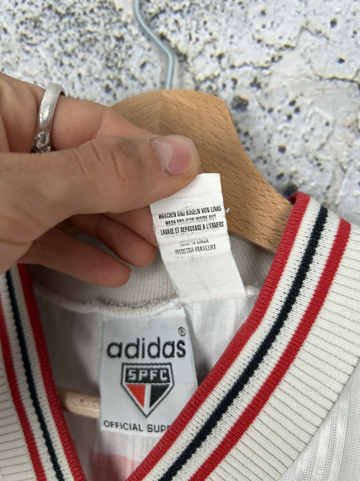 Adidas Vintage Adidas Sao Paolo 90s Soccer Jersey Football #7 Rare Size US M / EU 48-50 / 2 - 10 Thumbnail